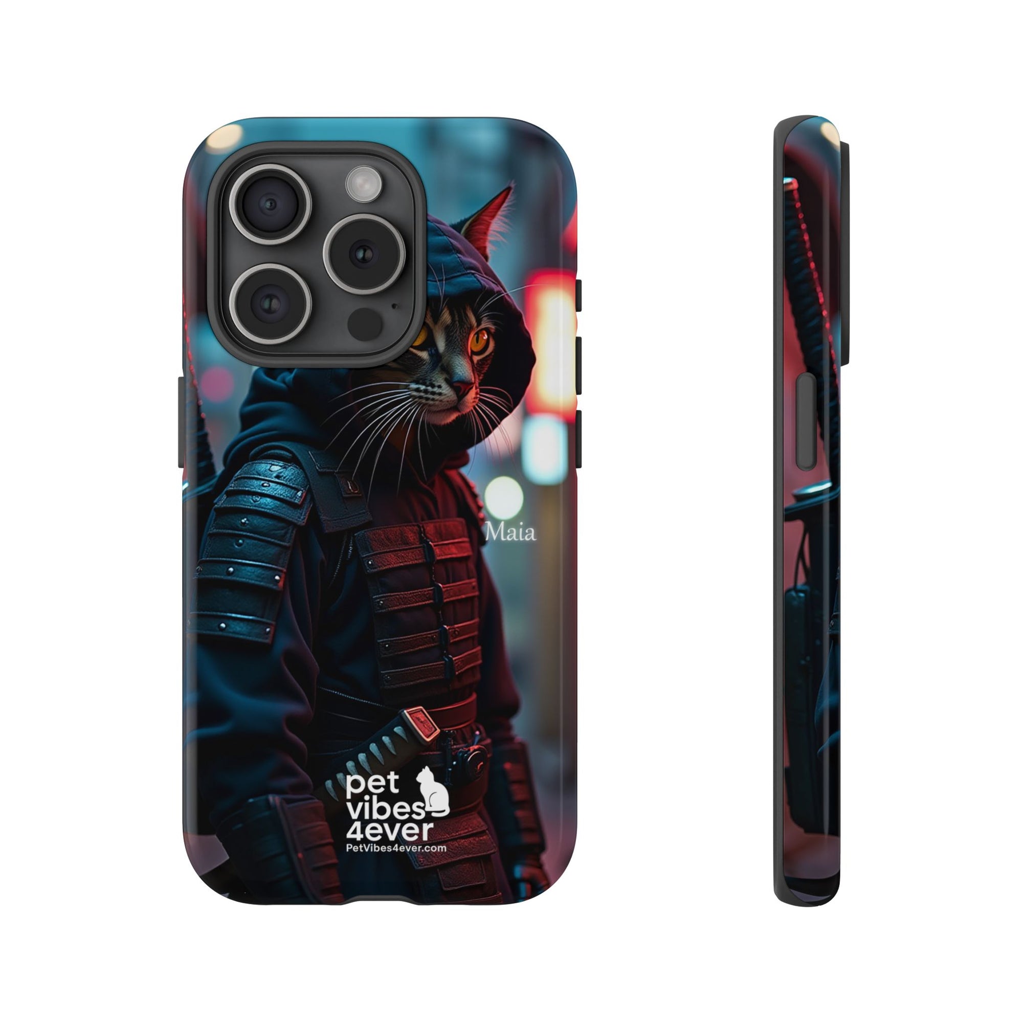 Tough Cases: Cool Cat Phone Case with 'Pet Vibes 4ever', Perfect for Cat Lovers, Unique Gift for Pet Enthusiasts, Fun Phone Accessory, [...]