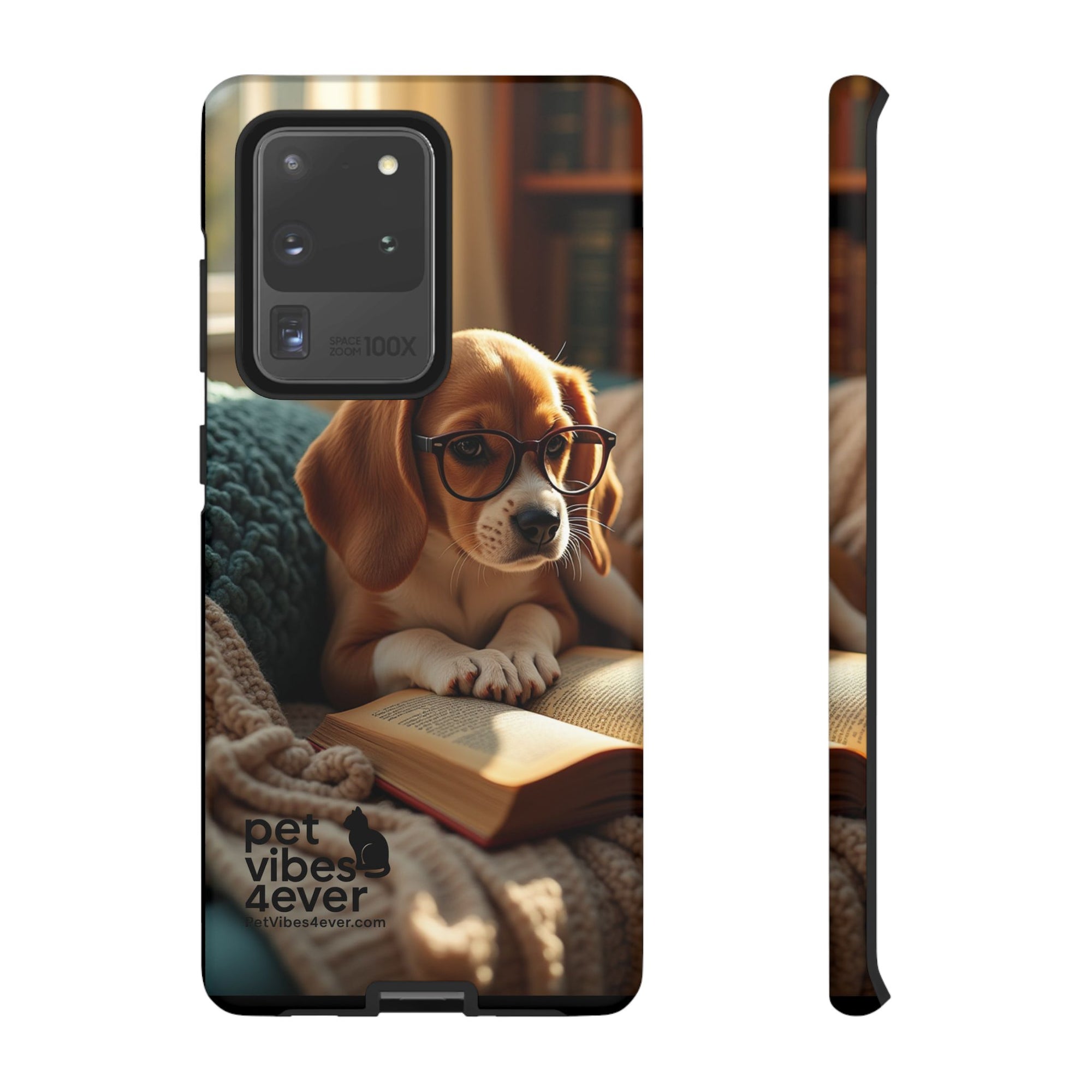 Dog-Themed Phone Case with "Pet Vibes Forever" Design, Cute Dog Accessories, Pet Lover Gift, Phone Cover, Animal Lover Decor