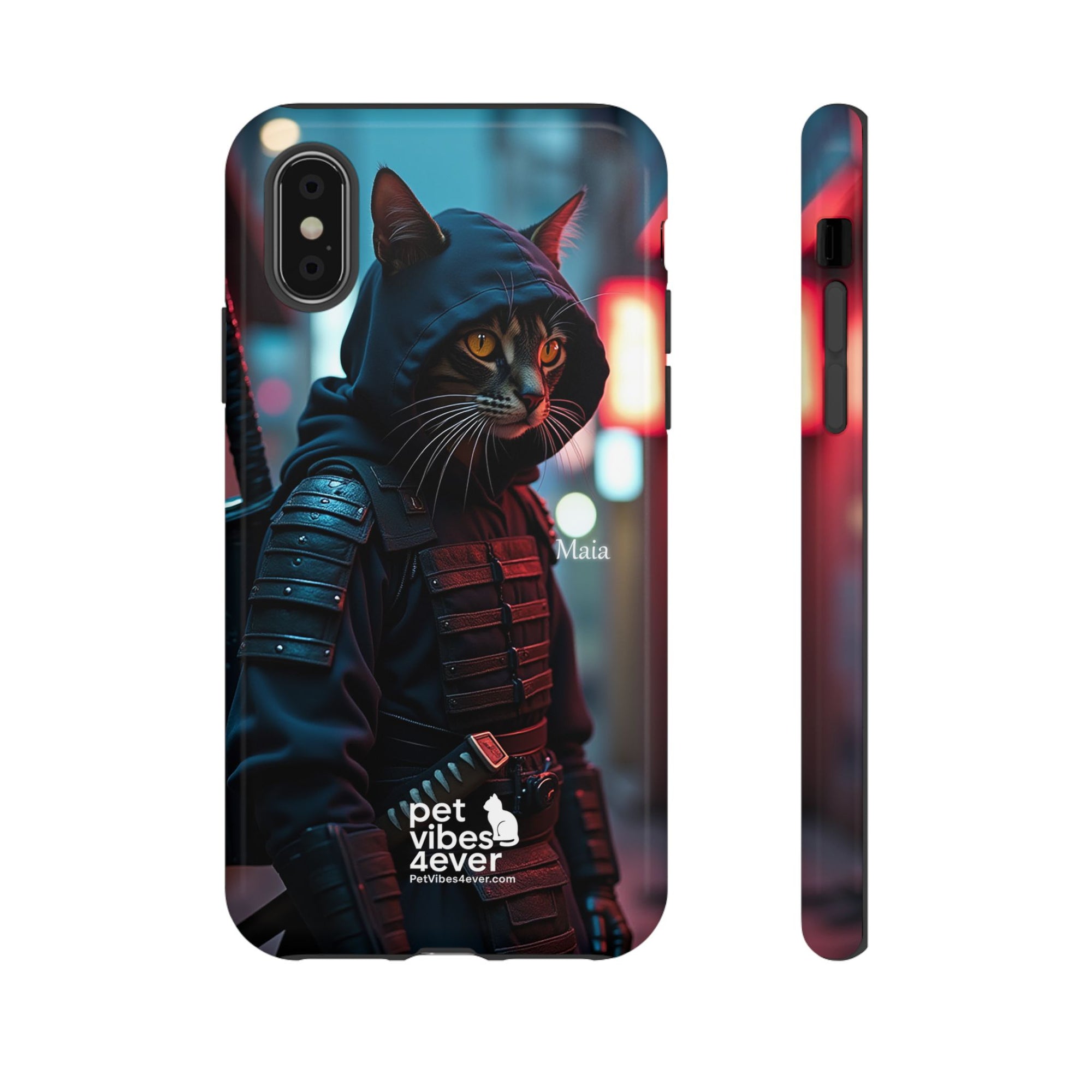 Tough Cases: Cool Cat Phone Case with 'Pet Vibes 4ever', Perfect for Cat Lovers, Unique Gift for Pet Enthusiasts, Fun Phone Accessory, [...]