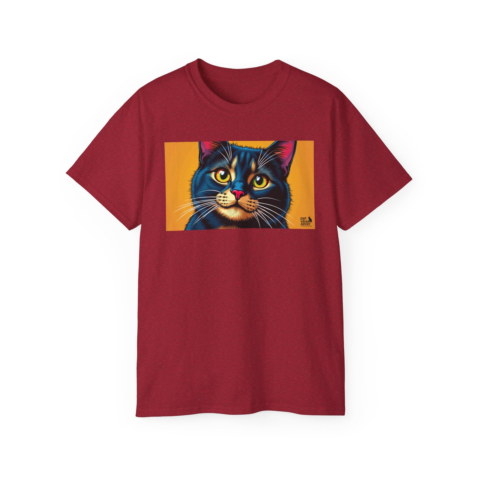 Whimsical Cat Art Tee, Funny Cat Lover Shirt, Gift for Cat Owners, Unique Pet Theme Apparel, Cozy Everyday Wear, Birthday Gift