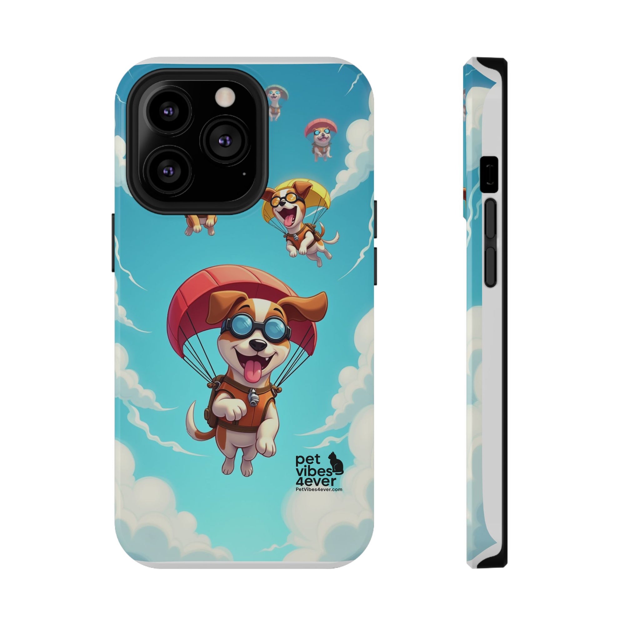Playful Pet Vibes iPhone Case | Impact-Resistant Dog Design, Gifts for Dog Lovers, Cute Phone Accessory, Fun Pet Merchandise, [...]