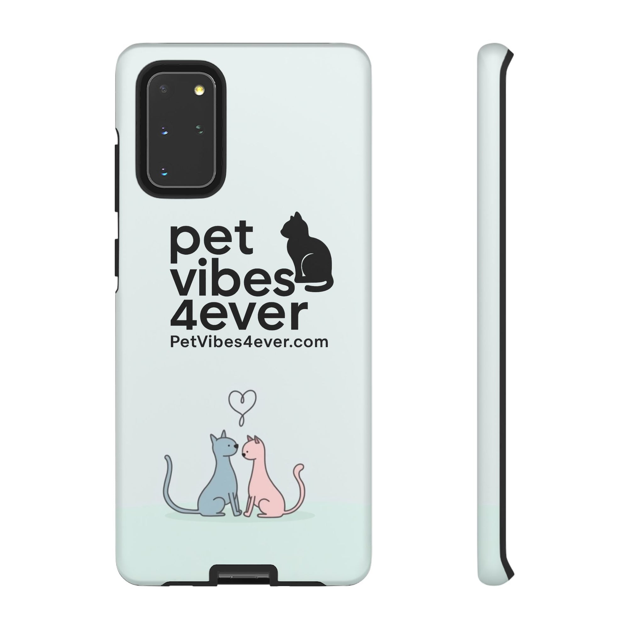 Cute Cat Phone Case, Colorful Tough Case for Pet Lovers, Cat-Themed Accessory, Gift for Animal Lovers, Mobile Phone Protection