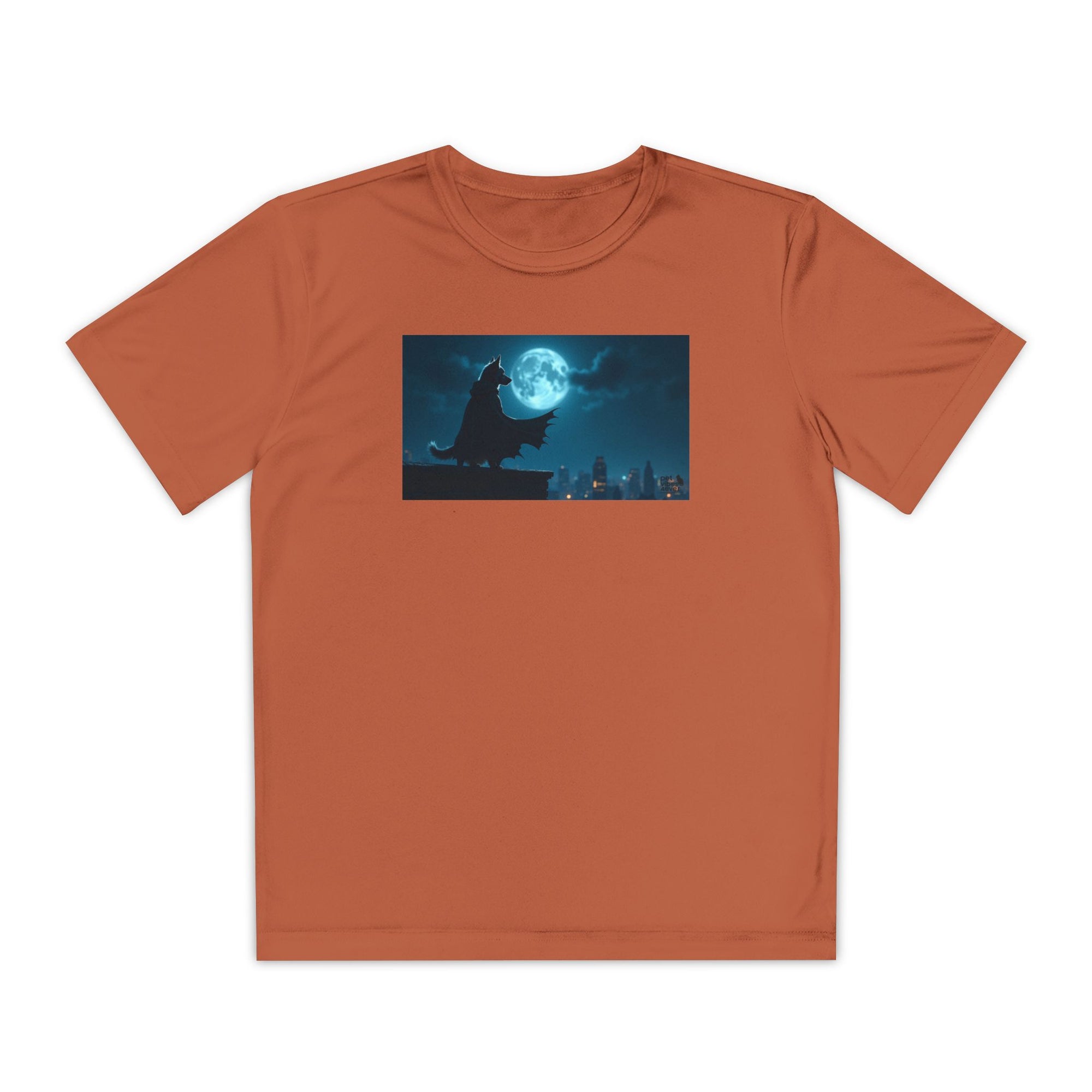 Youth Competitor Tee with Bold Eclipse Design, Perfect for Sports Events, Birthdays, Fun Outings, Team Spirit, Unique Gift Idea