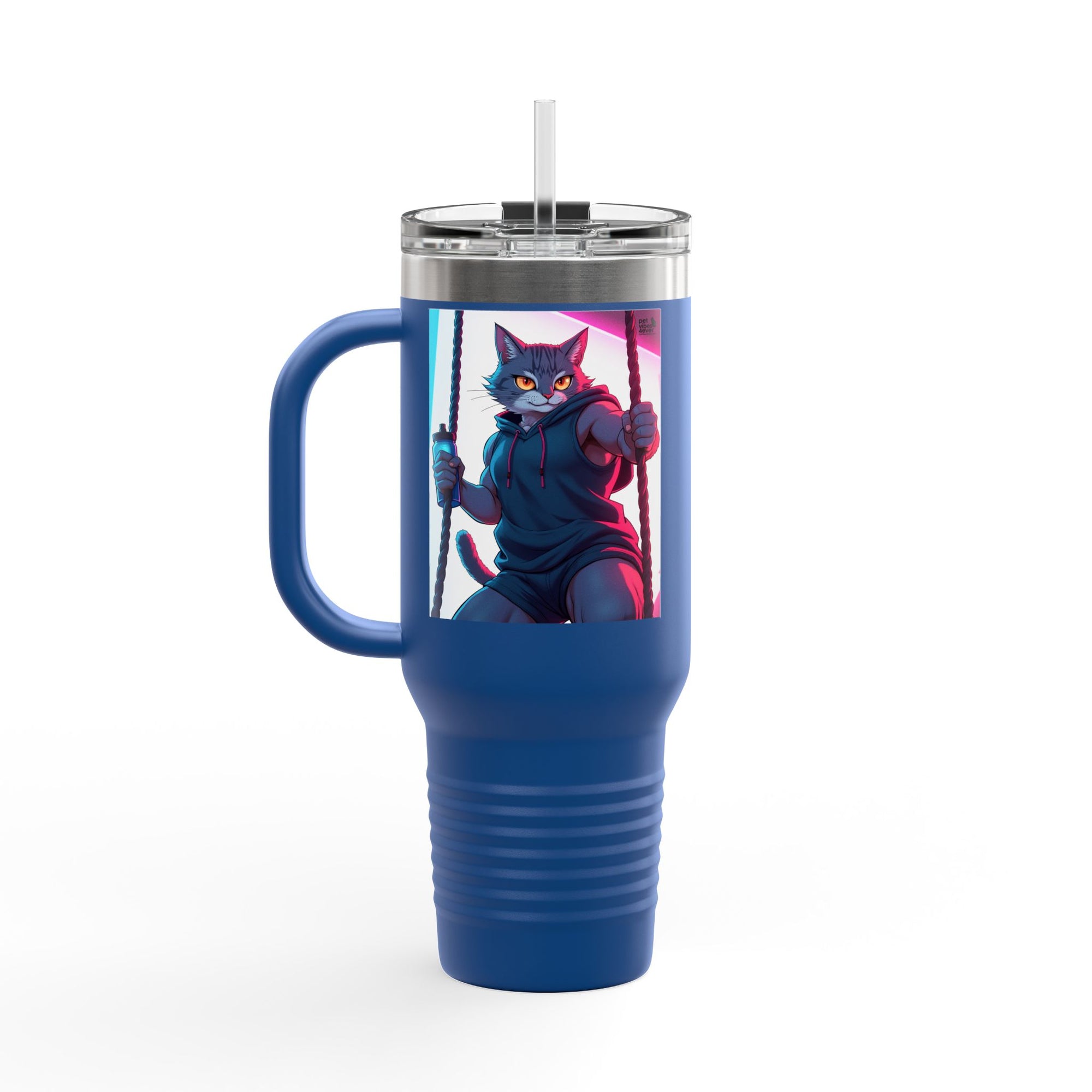 Pet Vibes Insulated Travel Mug | 40oz Coffee Cup for Animal Lovers | Personalized Gift | Eco-Friendly Drinkware | Travel Accessory | [...]