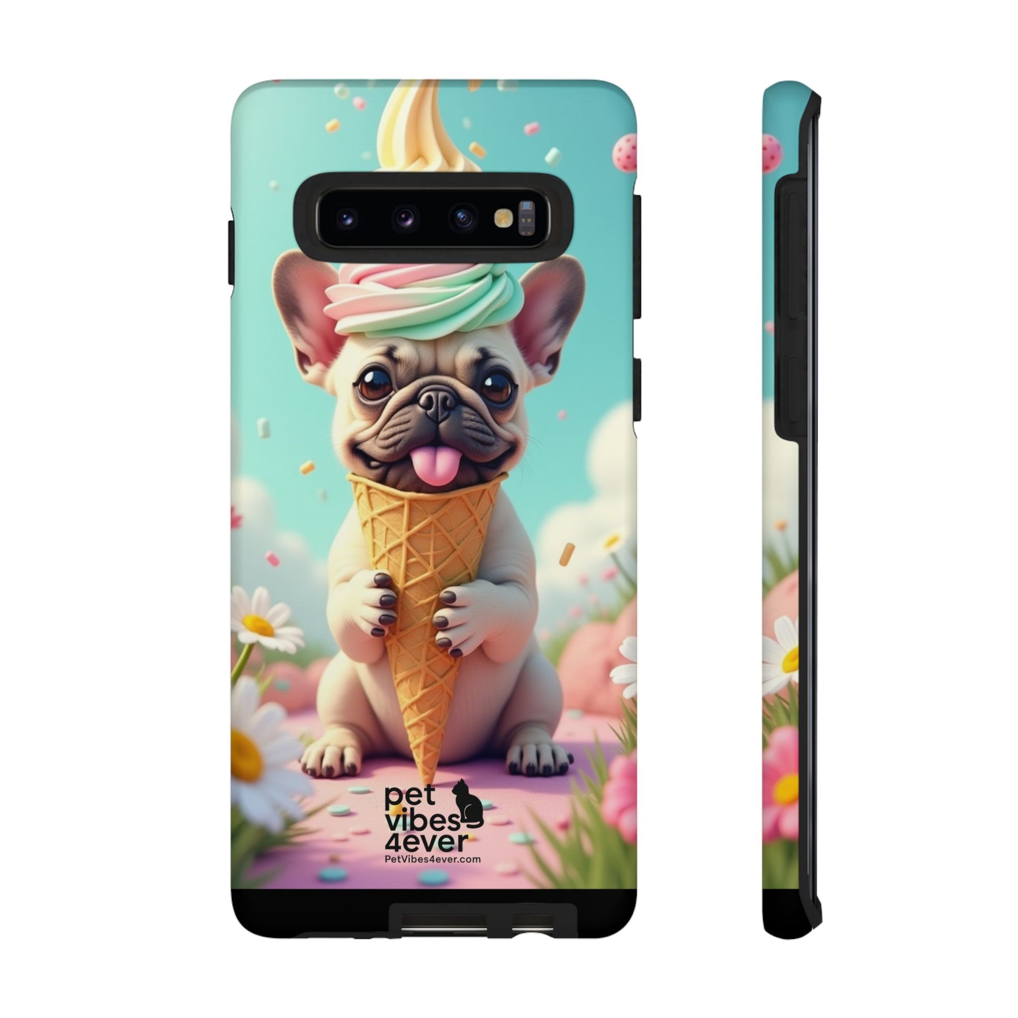 Cute Dog Phone Case, Pet Lover Gift, Tough iPhone/Android Cover, Dog Art, Fun Phone Accessory