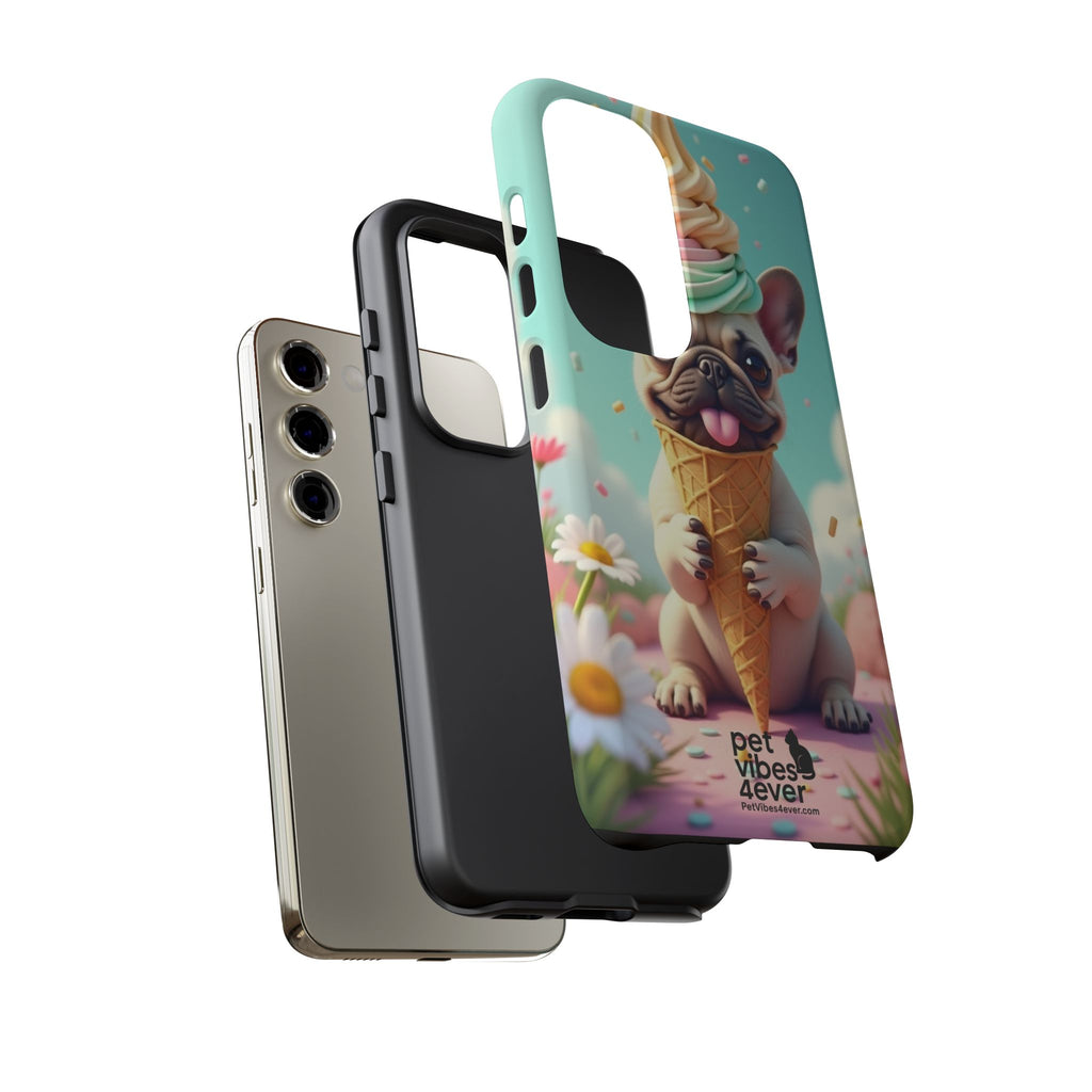 Cute Dog Phone Case, Pet Lover Gift, Tough iPhone/Android Cover, Dog Art, Fun Phone Accessory