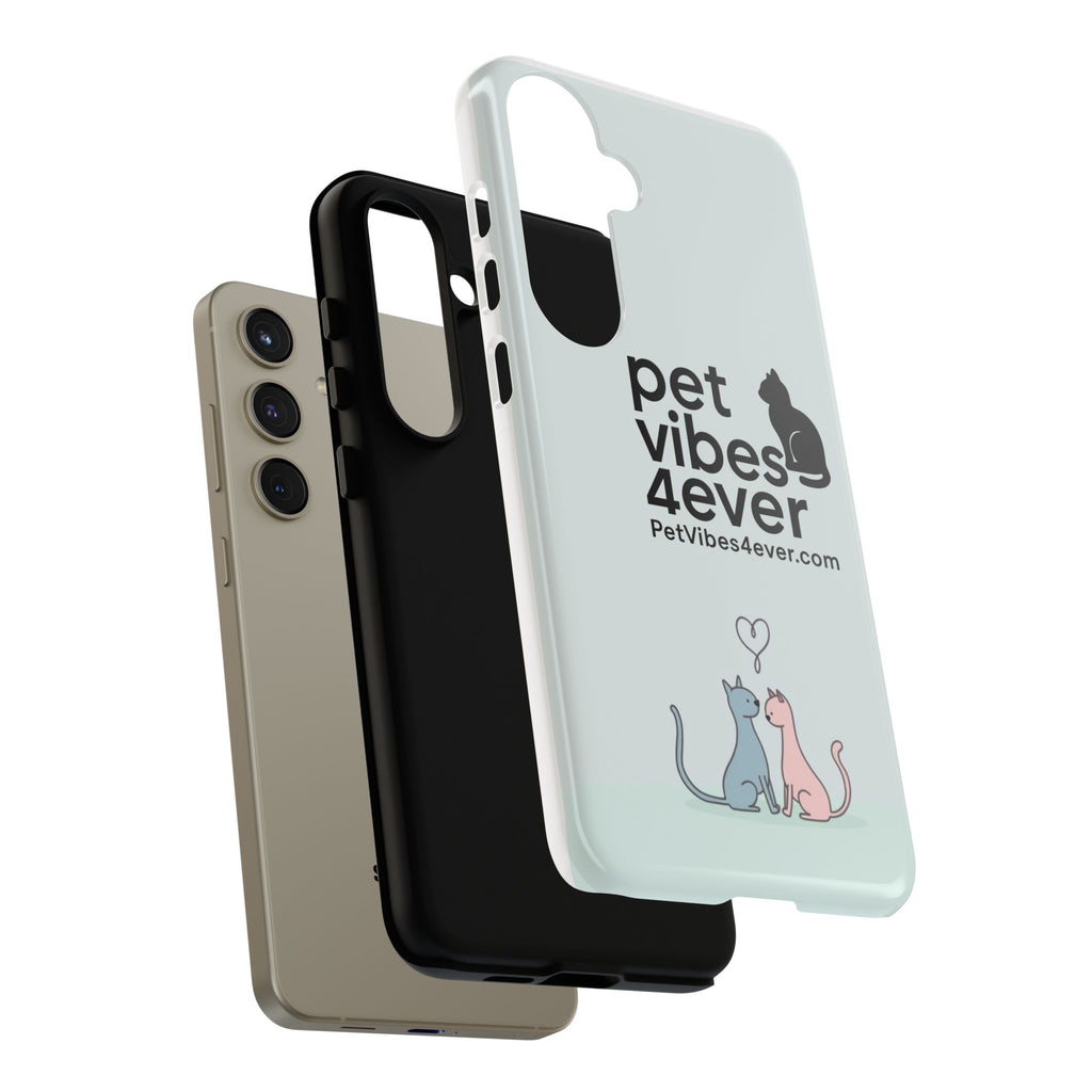 Cute Cat Phone Case, Colorful Tough Case for Pet Lovers, Cat-Themed Accessory, Gift for Animal Lovers, Mobile Phone Protection