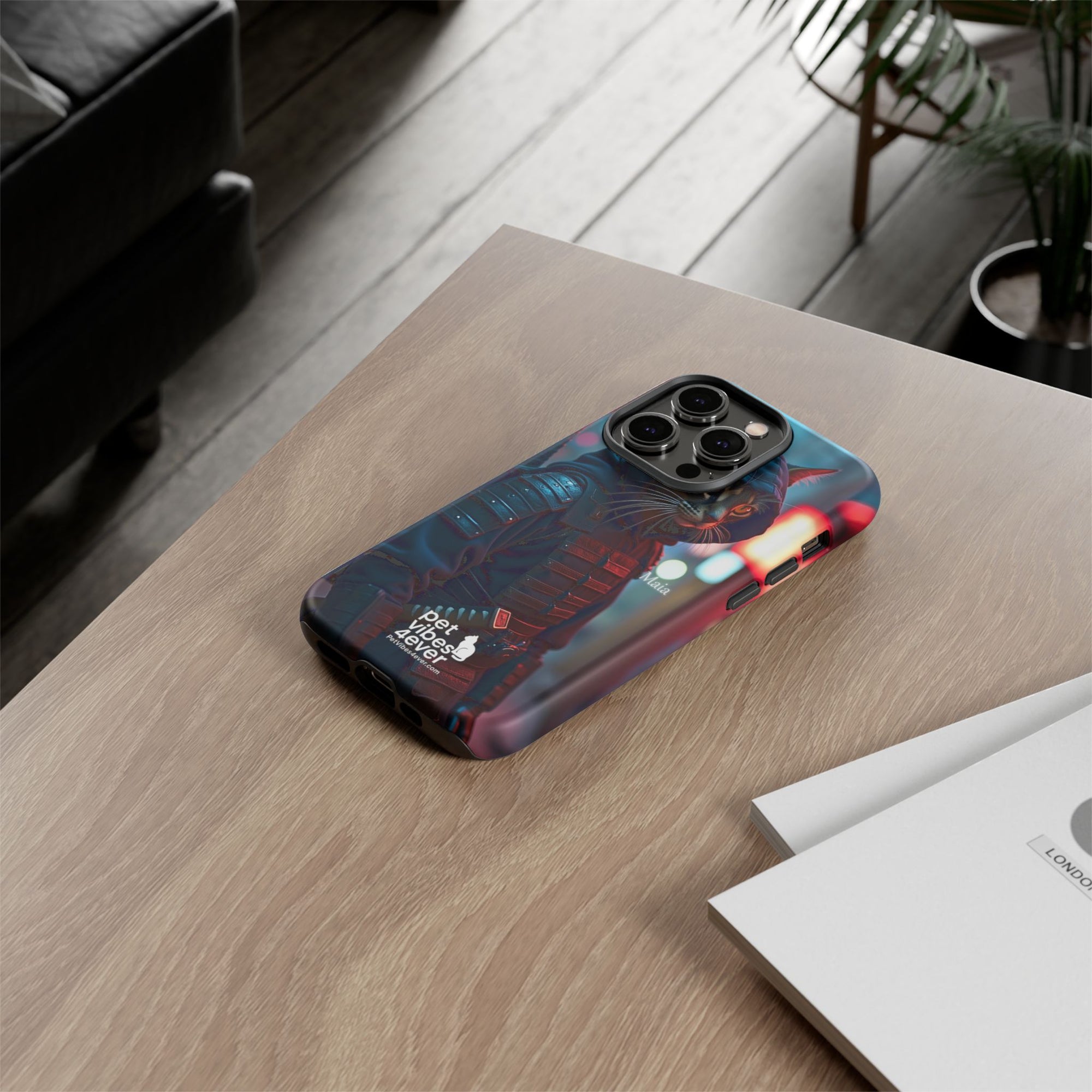 Tough Cases: Cool Cat Phone Case with 'Pet Vibes 4ever', Perfect for Cat Lovers, Unique Gift for Pet Enthusiasts, Fun Phone Accessory, [...]