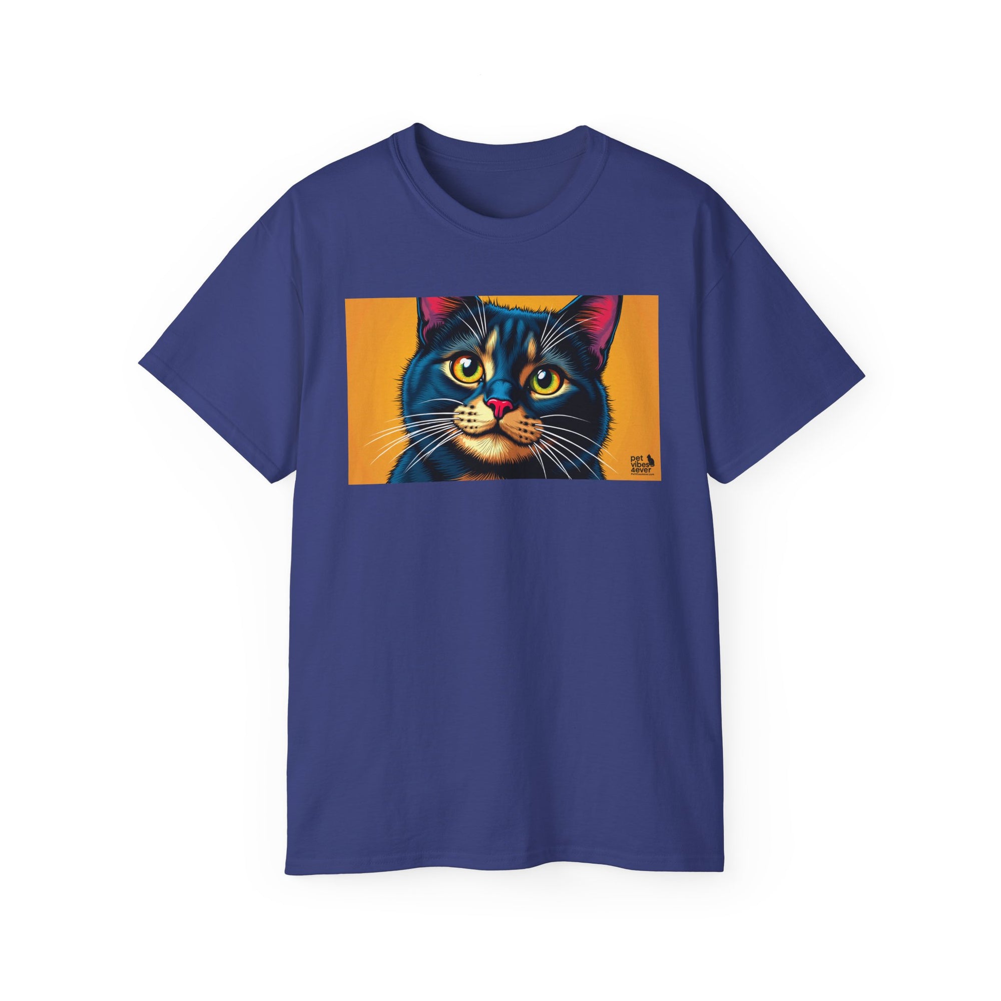 Whimsical Cat Art Tee, Funny Cat Lover Shirt, Gift for Cat Owners, Unique Pet Theme Apparel, Cozy Everyday Wear, Birthday Gift