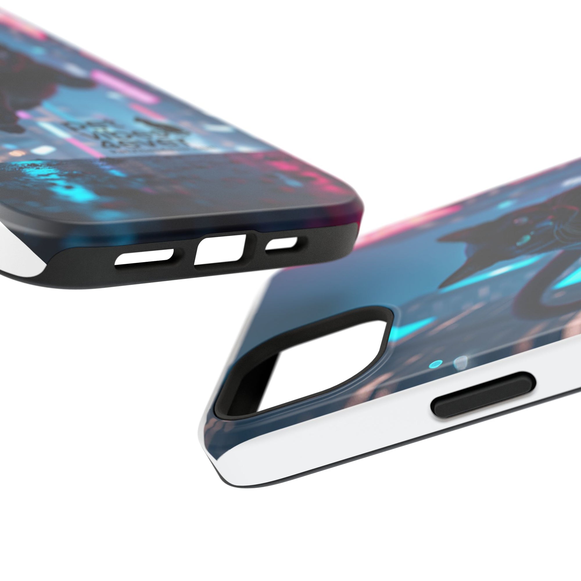 Cat-Themed Phone Case with Pet Vibes Design, Impact-Resistant Phone Case, Gift for Cat Lovers, Cute Pet Merchandise, Stylish Phone Accessory