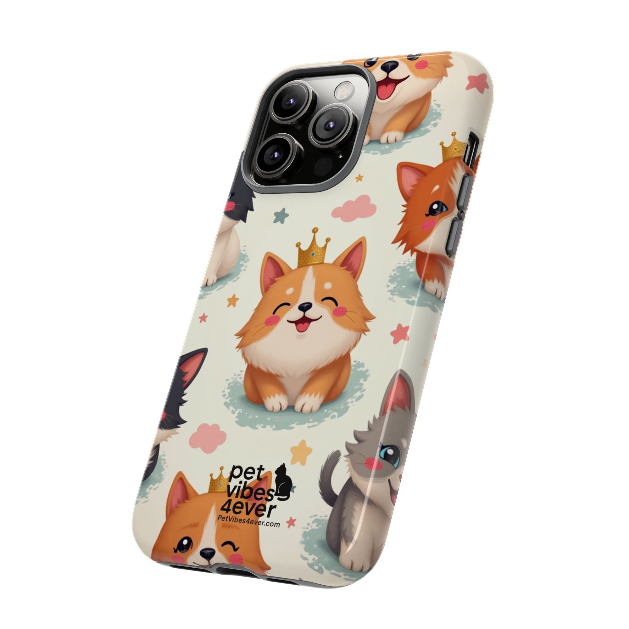 Cute Pet Phone Case, Dog Lover Accessory, Cat Phone Cover, Gift for Animal Lovers, Birthday Present, Pet Vibes Forever