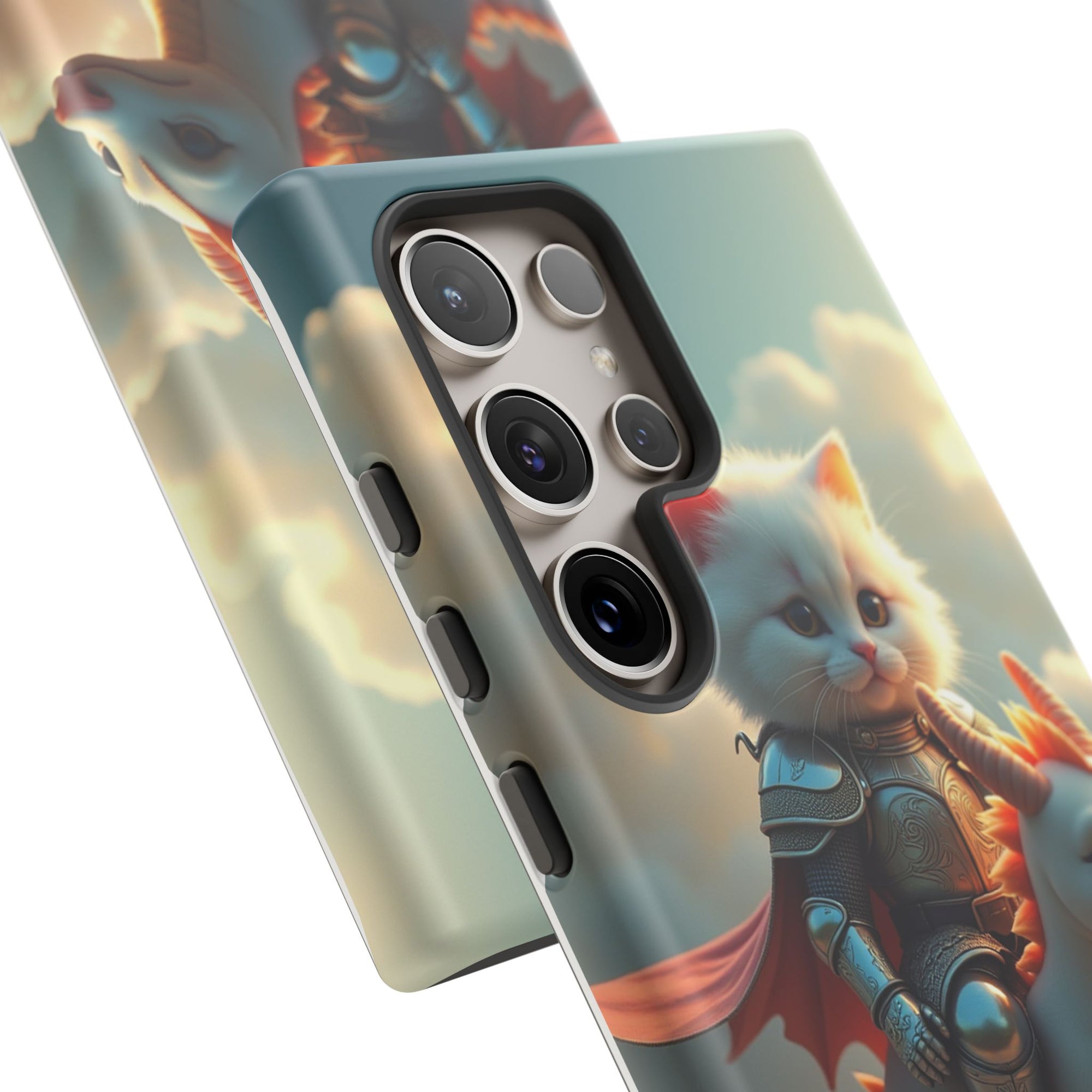 Funny Cat Phone Case, Cute Pet Lovers Gift, Cool Animal Accessory, Unique Phone Sleeve, Fantasy Vibe Phone Cover