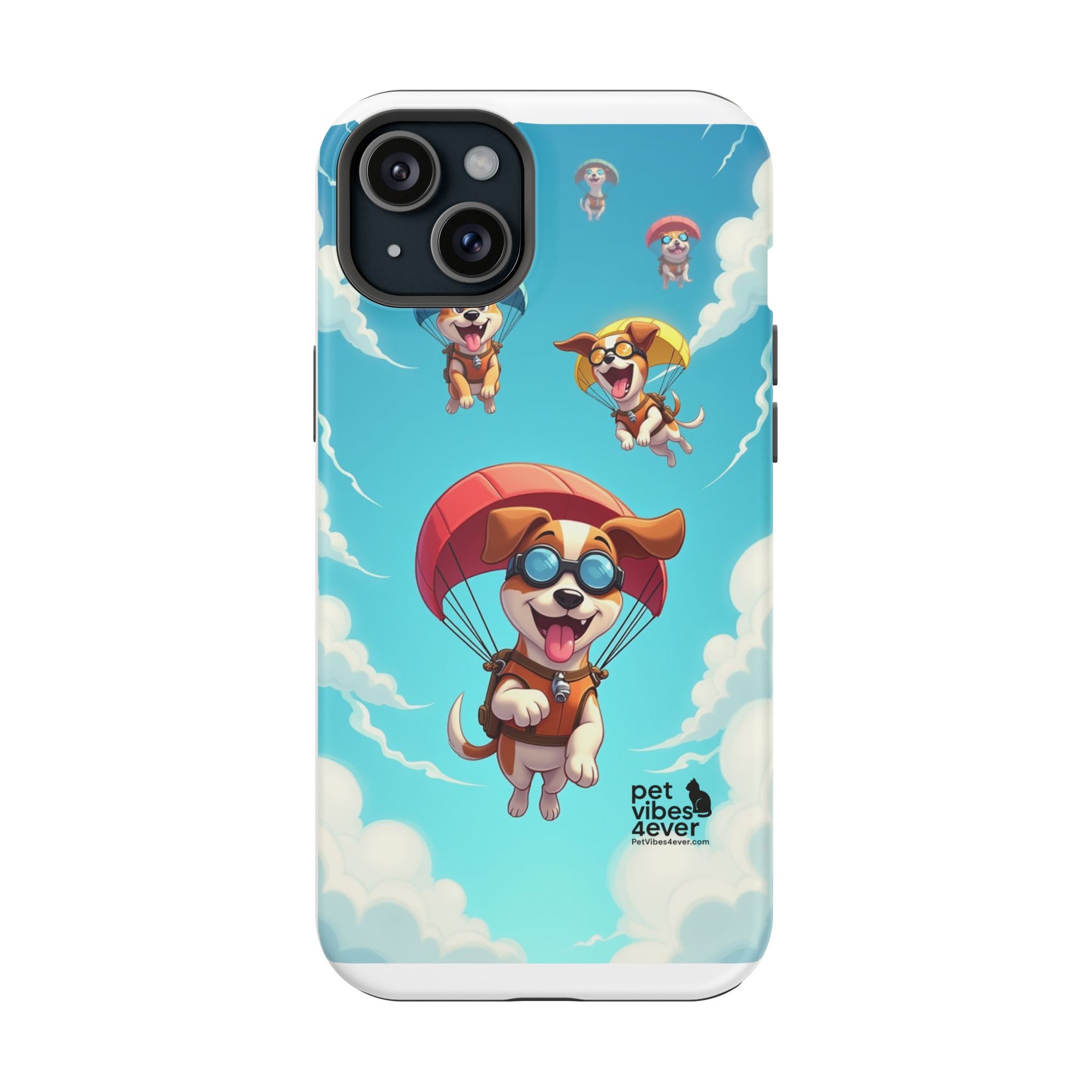 Playful Pet Vibes iPhone Case | Impact-Resistant Dog Design, Gifts for Dog Lovers, Cute Phone Accessory, Fun Pet Merchandise, [...]