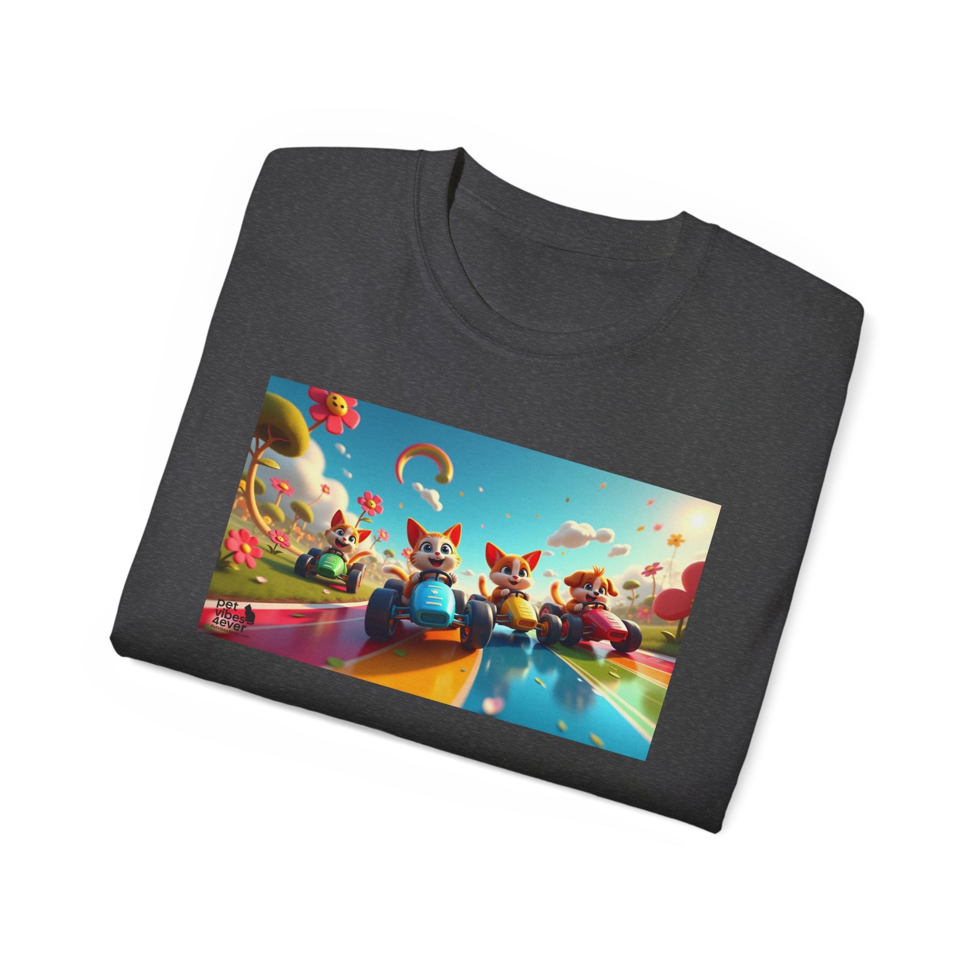Colorful Fantasy Art Tee, Unisex Tee, Graphic T-Shirt, Fun Gift, Casual Wear, Summer Style, Festival Fashion