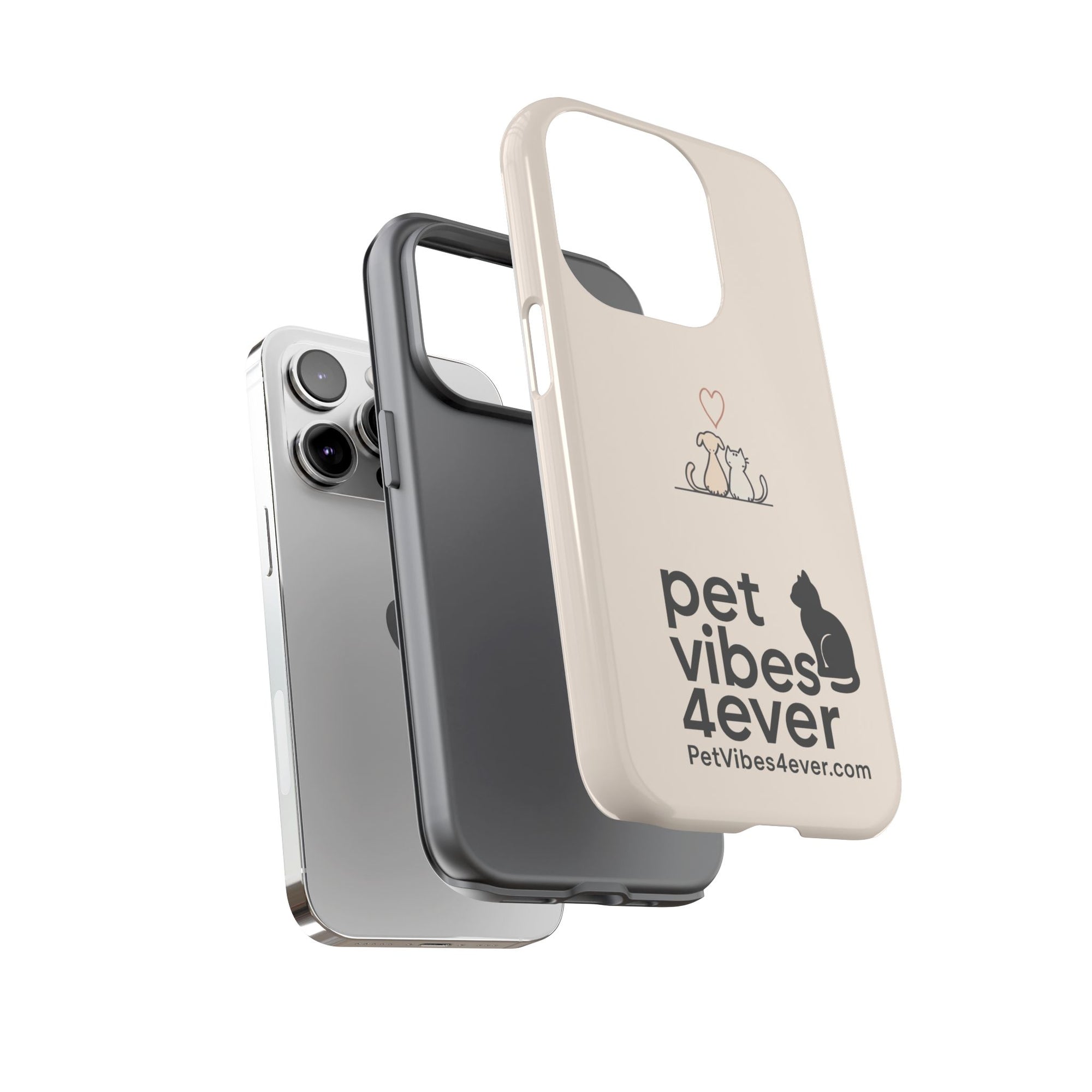 Pet Lovers Phone Case, Cute Animal Design, Tough Cases for Dog and Cat Lovers, Gift for Pet Owners, Unique Pet Accessory