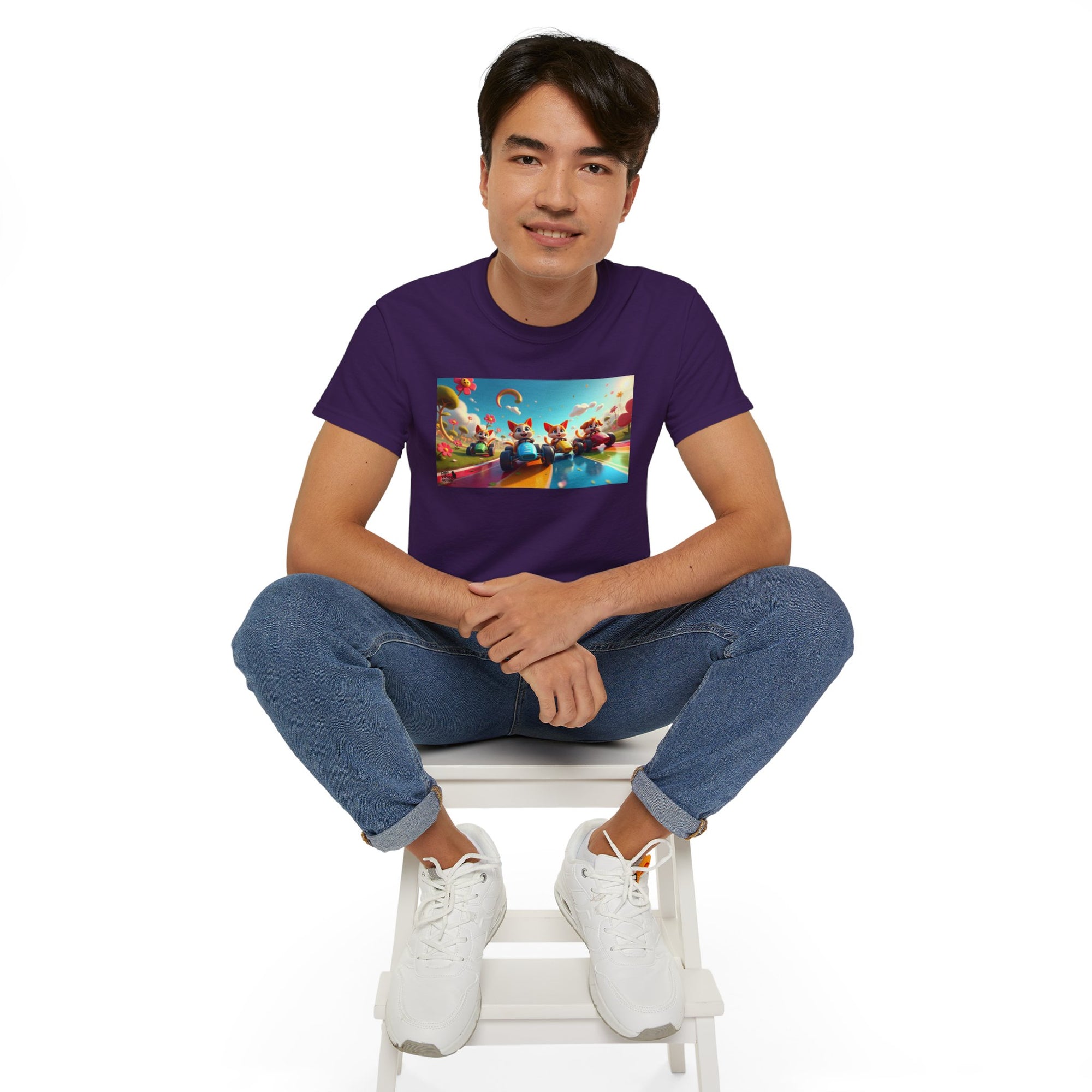 Colorful Fantasy Art Tee, Unisex Tee, Graphic T-Shirt, Fun Gift, Casual Wear, Summer Style, Festival Fashion