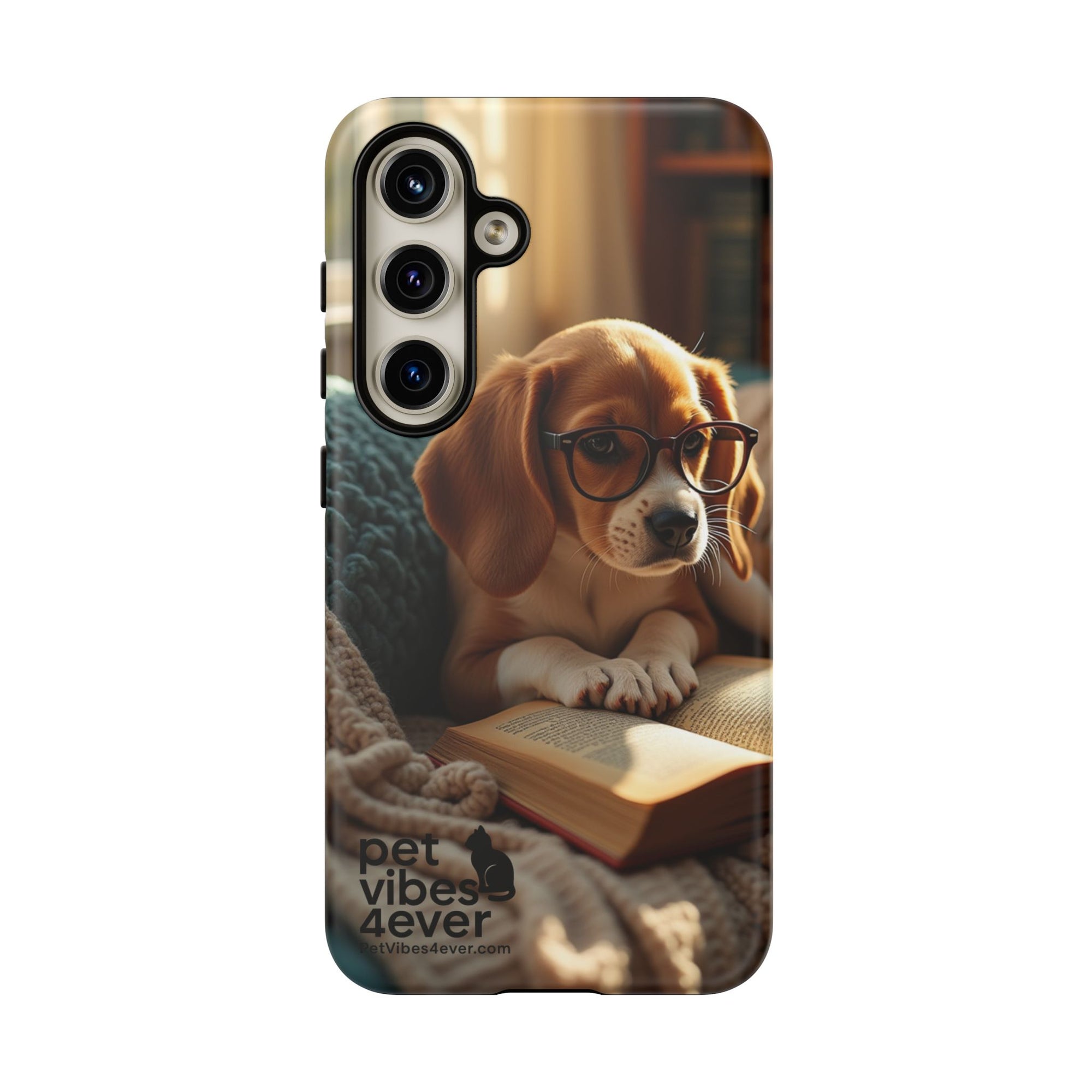 Dog-Themed Phone Case with "Pet Vibes Forever" Design, Cute Dog Accessories, Pet Lover Gift, Phone Cover, Animal Lover Decor