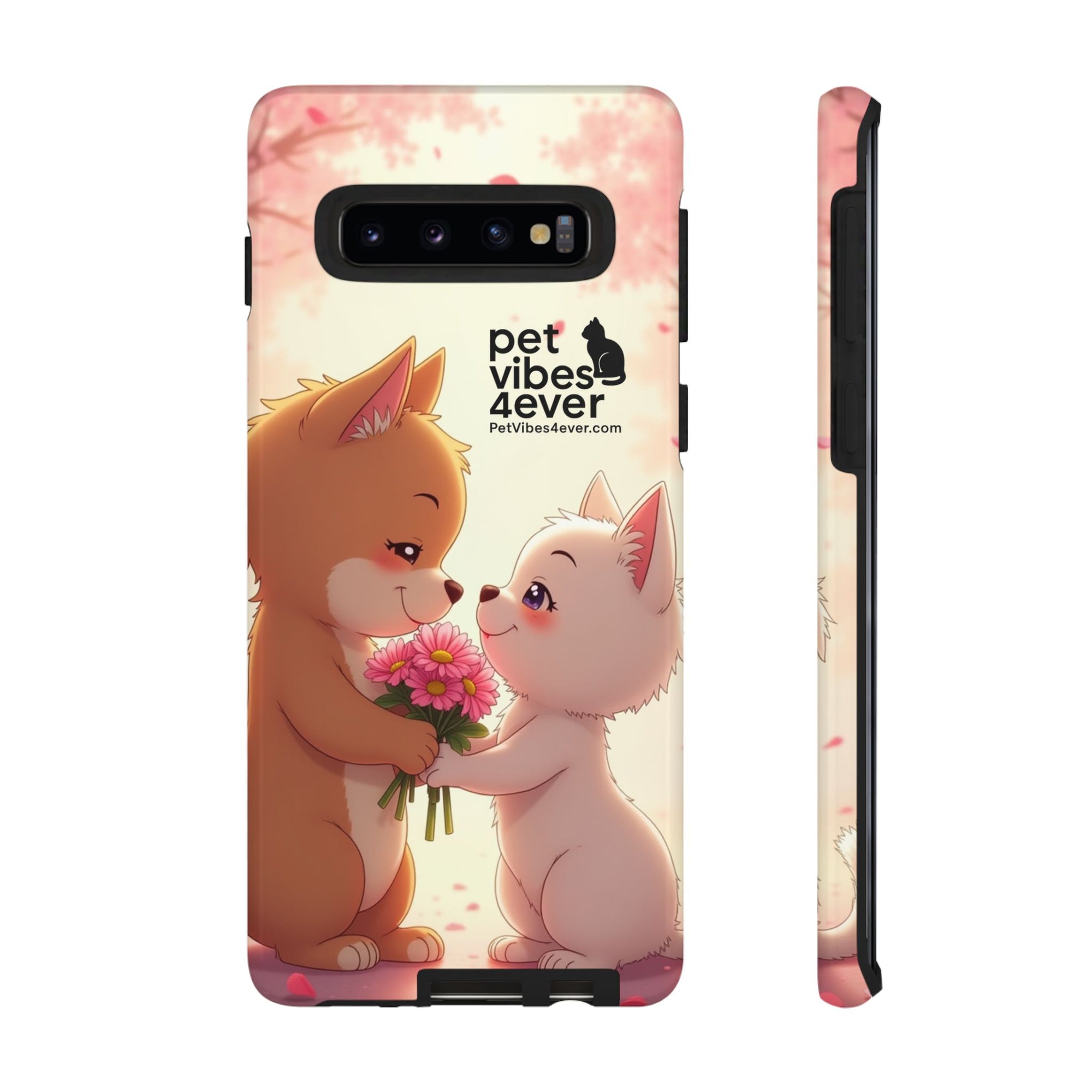 Cute Pet Themed Phone Case, Animal Lovers Gift, Valentine's Day, Cute Phone Cover, Pet Vibes Forever