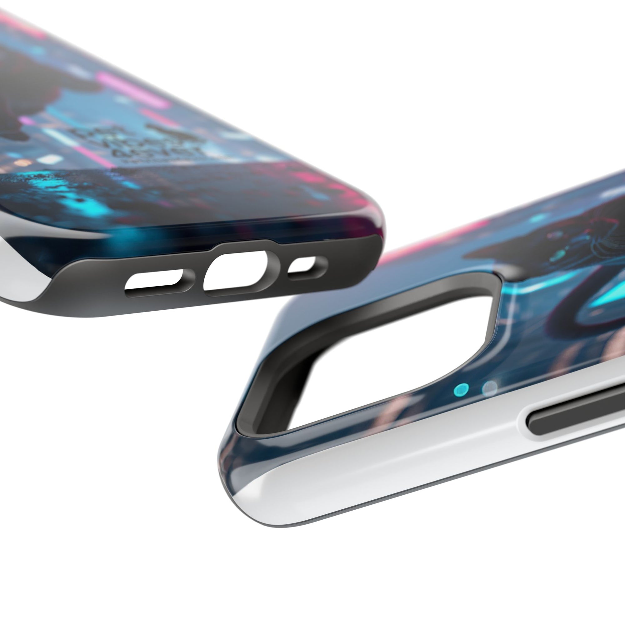 Cat-Themed Phone Case with Pet Vibes Design, Impact-Resistant Phone Case, Gift for Cat Lovers, Cute Pet Merchandise, Stylish Phone Accessory