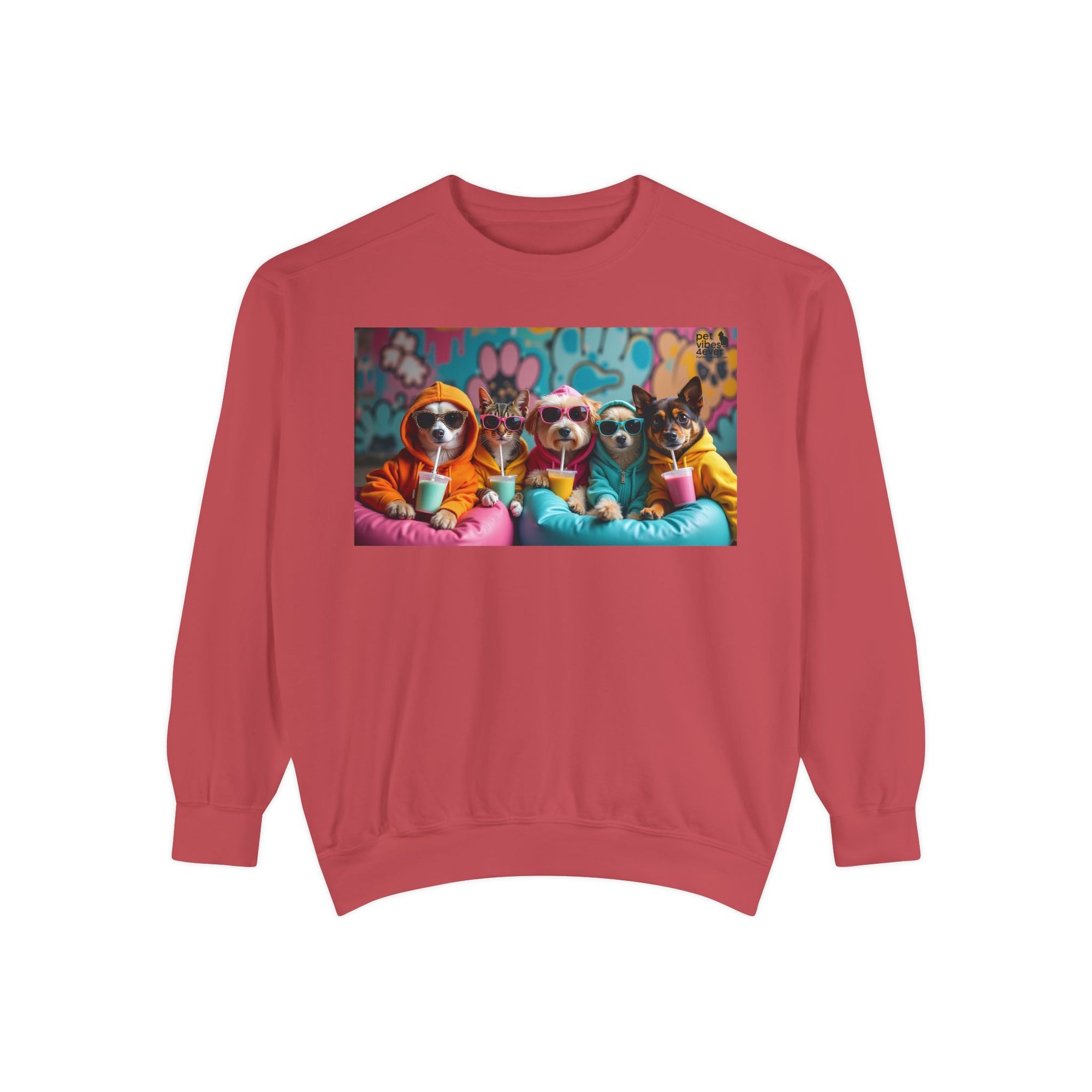 Colorful Dog Lovers Unisex Sweatshirt, Cozy Apparel for Pet Owners, Gift for Dog Lovers, Cute Animal Sweatshirt, Fun Casual Wear
