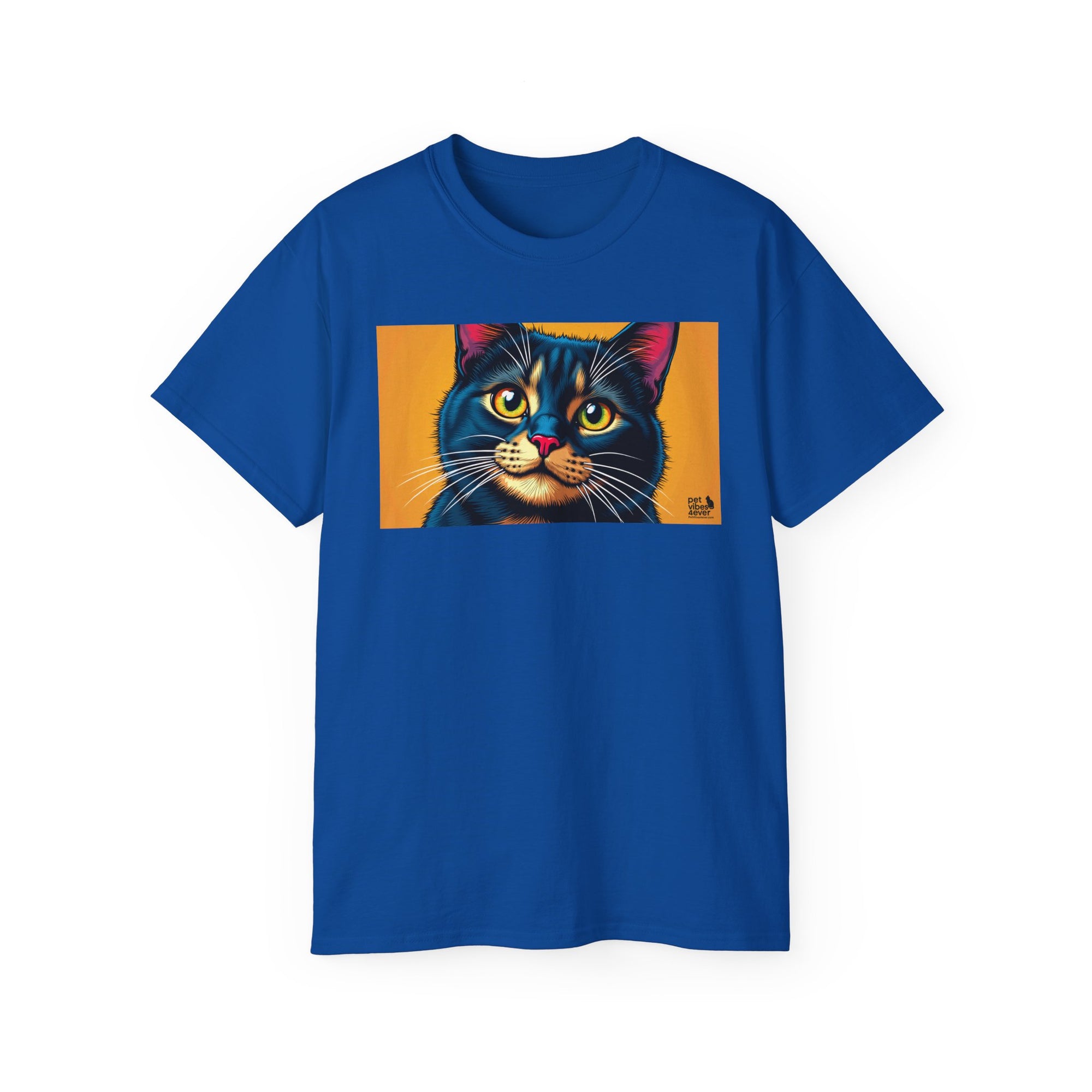 Whimsical Cat Art Tee, Funny Cat Lover Shirt, Gift for Cat Owners, Unique Pet Theme Apparel, Cozy Everyday Wear, Birthday Gift