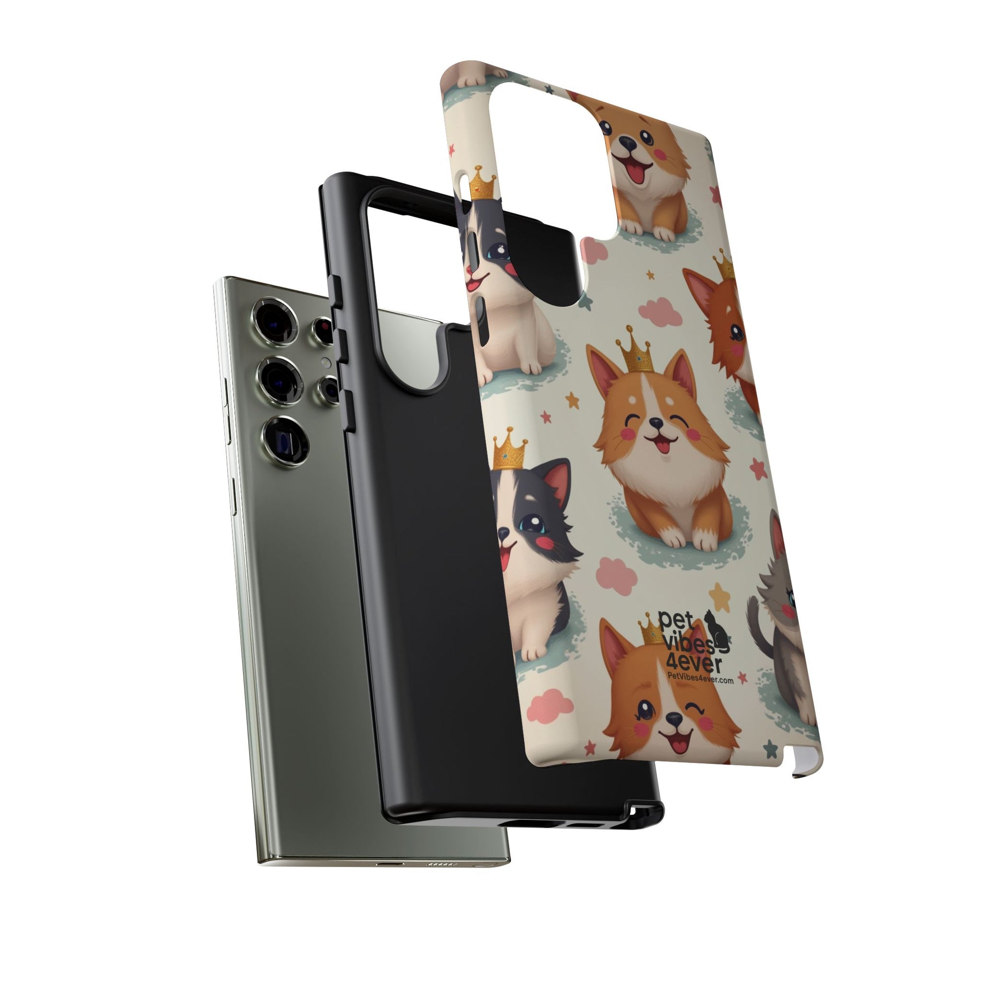 Cute Pet Phone Case, Animal Lover Gift, Dog Cat Lover Accessory, Phone Cover for Pet Parents, Birthday Gift for Pet Owners