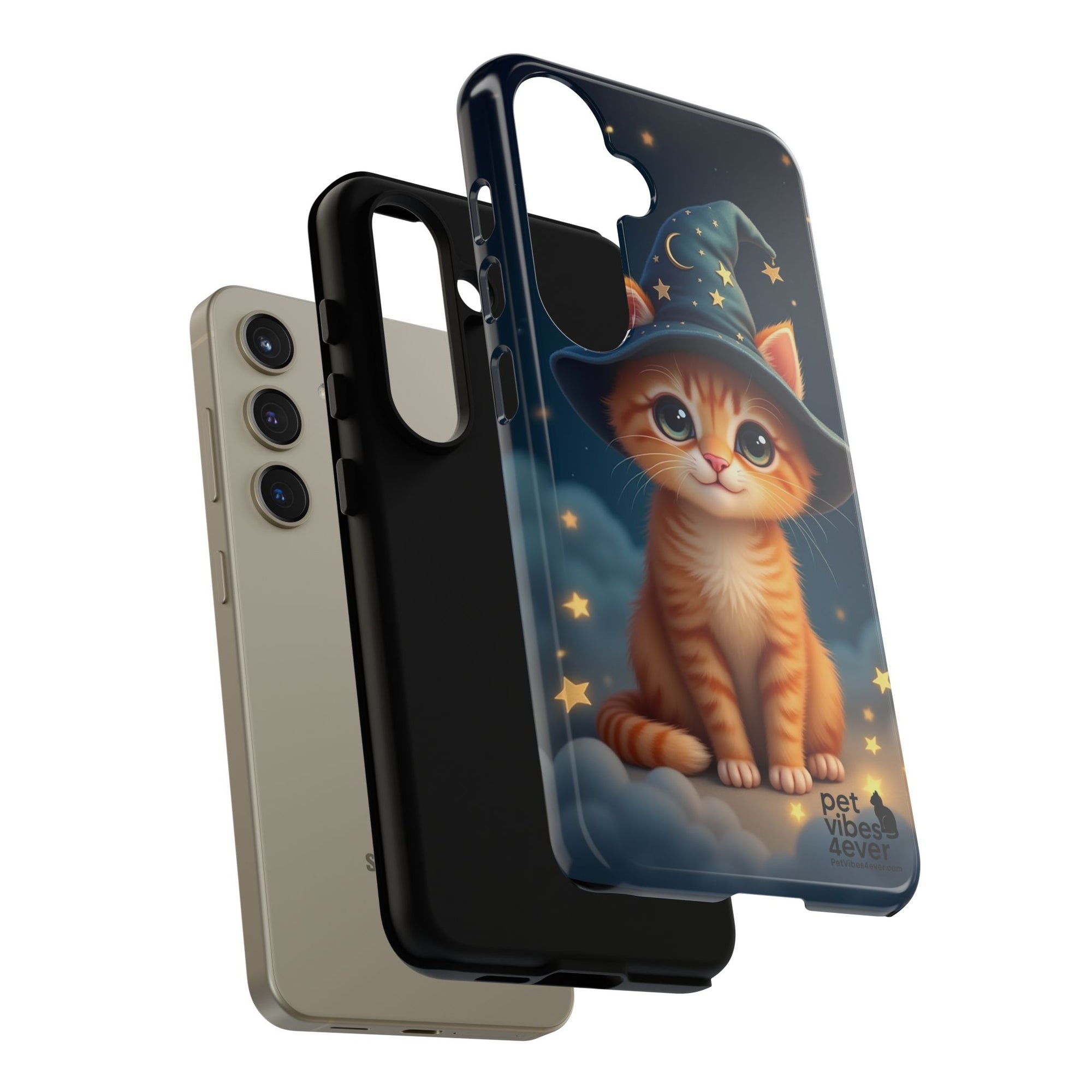 Cat-Themed Phone Case, Magical Cat Case, Pet Lover Gift, Cute Animal Accessories, Birthday Present For Cat Owners