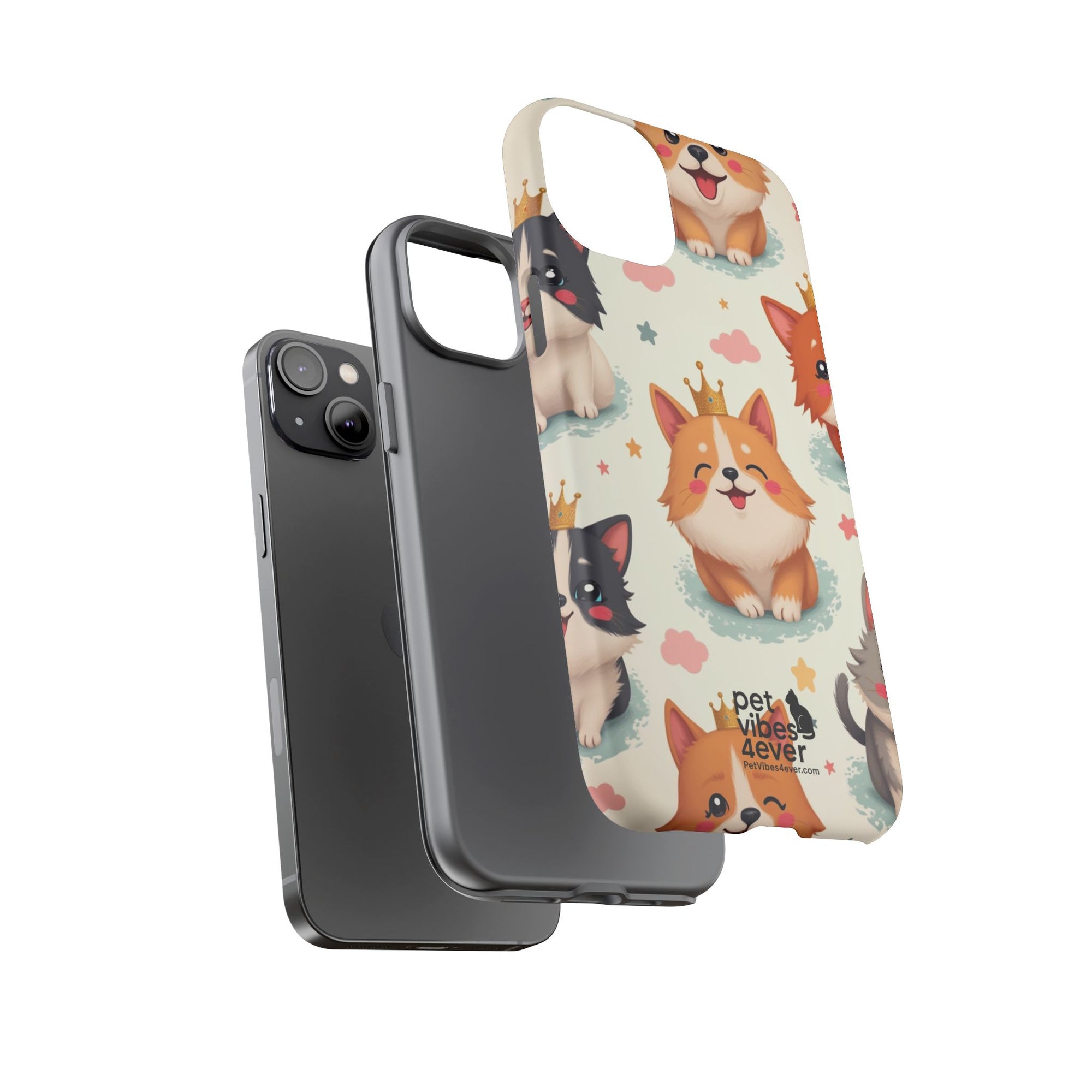 Cute Pet Phone Case, Dog Lover Accessory, Cat Phone Cover, Gift for Animal Lovers, Birthday Present, Pet Vibes Forever
