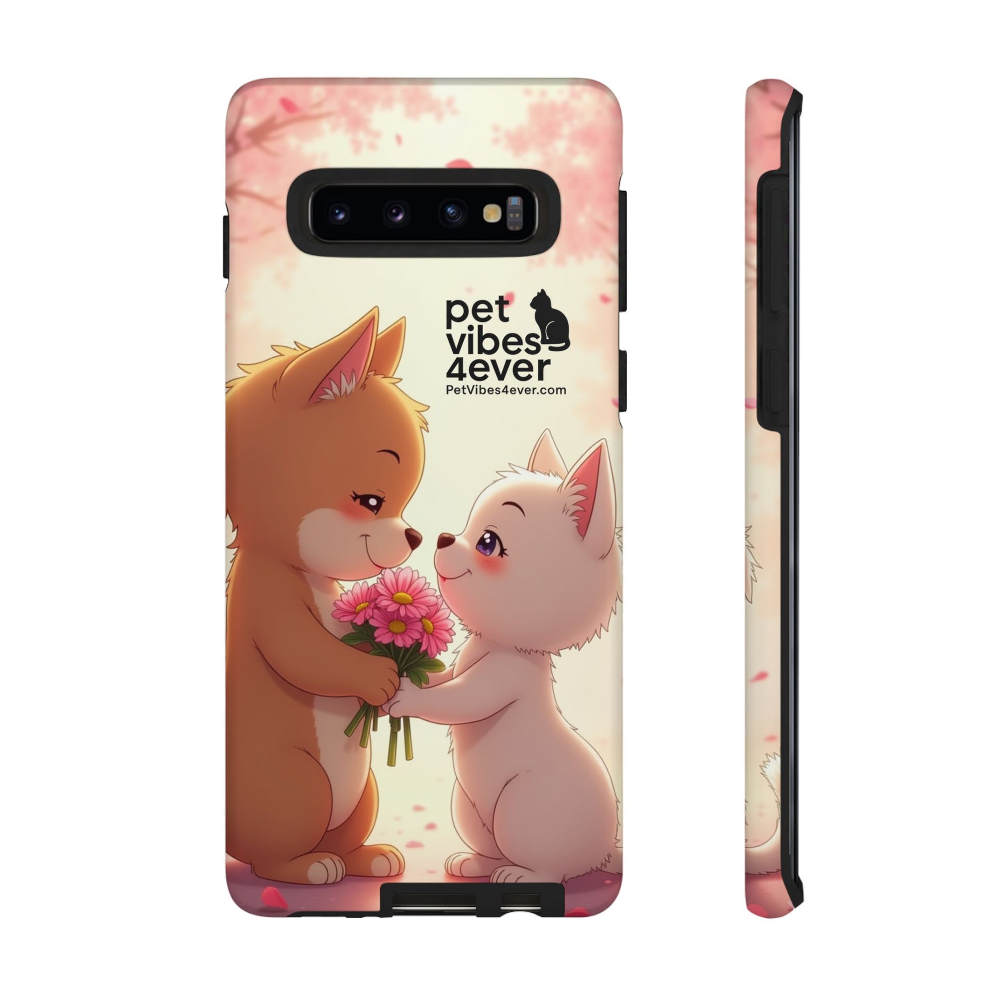 Cute Pet Themed Phone Case, Animal Lovers Gift, Valentine's Day, Cute Phone Cover, Pet Vibes Forever