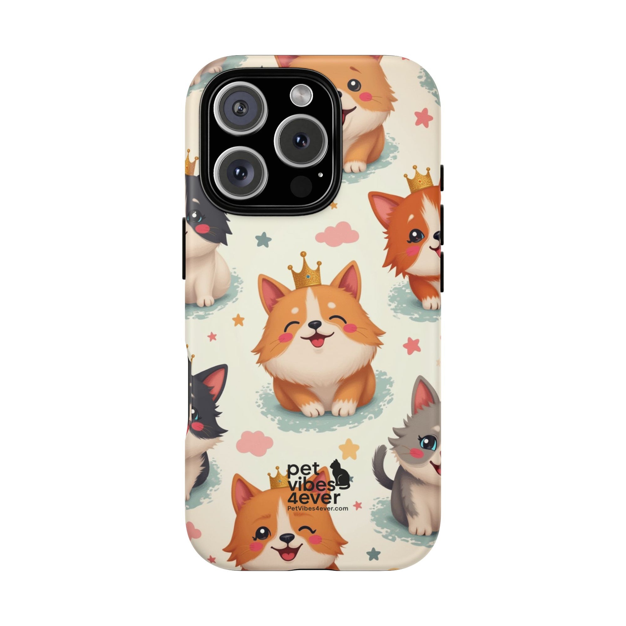 Cute Pet Phone Case, Dog Lover Accessory, Cat Phone Cover, Gift for Animal Lovers, Birthday Present, Pet Vibes Forever