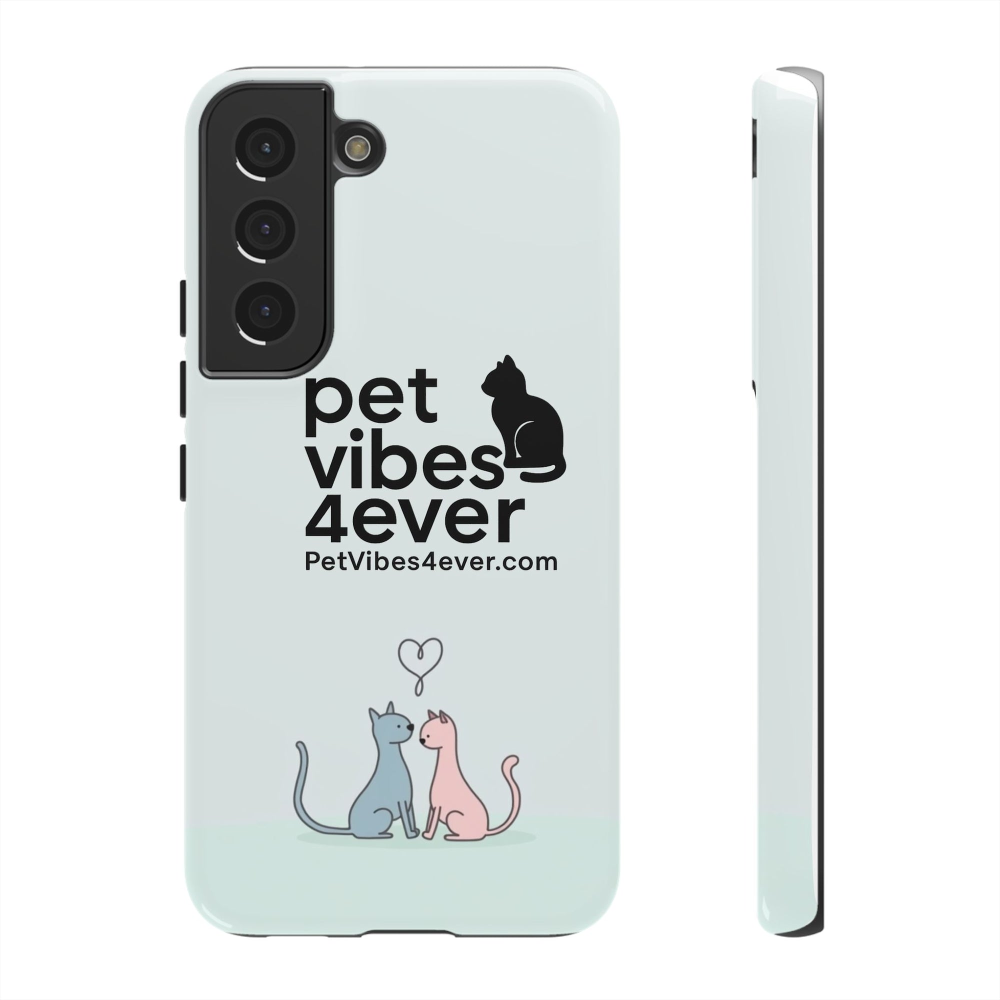 Cute Cat Phone Case, Colorful Tough Case for Pet Lovers, Cat-Themed Accessory, Gift for Animal Lovers, Mobile Phone Protection