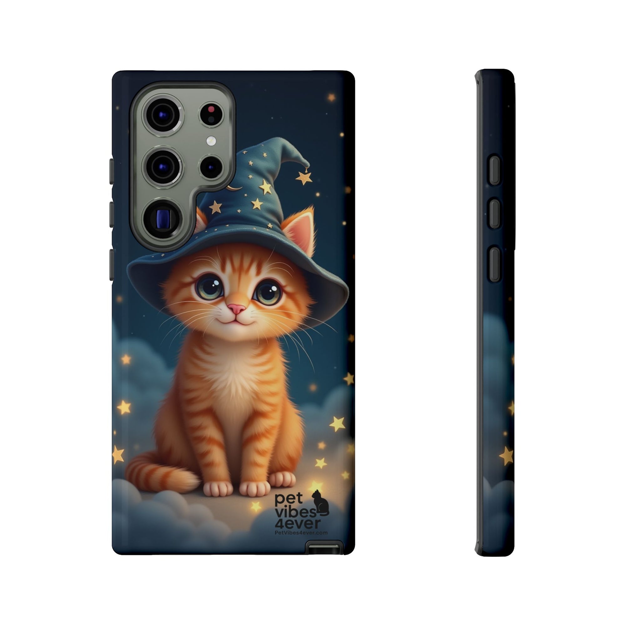 Cat-Themed Phone Case, Magical Cat Case, Pet Lover Gift, Cute Animal Accessories, Birthday Present For Cat Owners