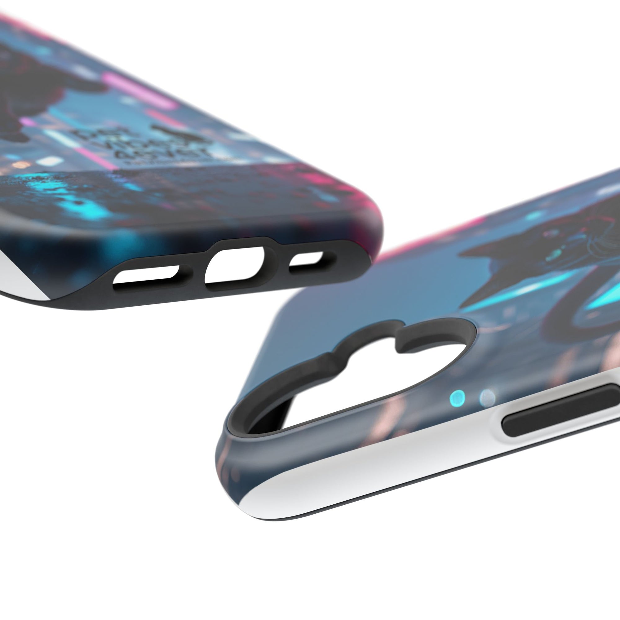 Cat-Themed Phone Case with Pet Vibes Design, Impact-Resistant Phone Case, Gift for Cat Lovers, Cute Pet Merchandise, Stylish Phone Accessory