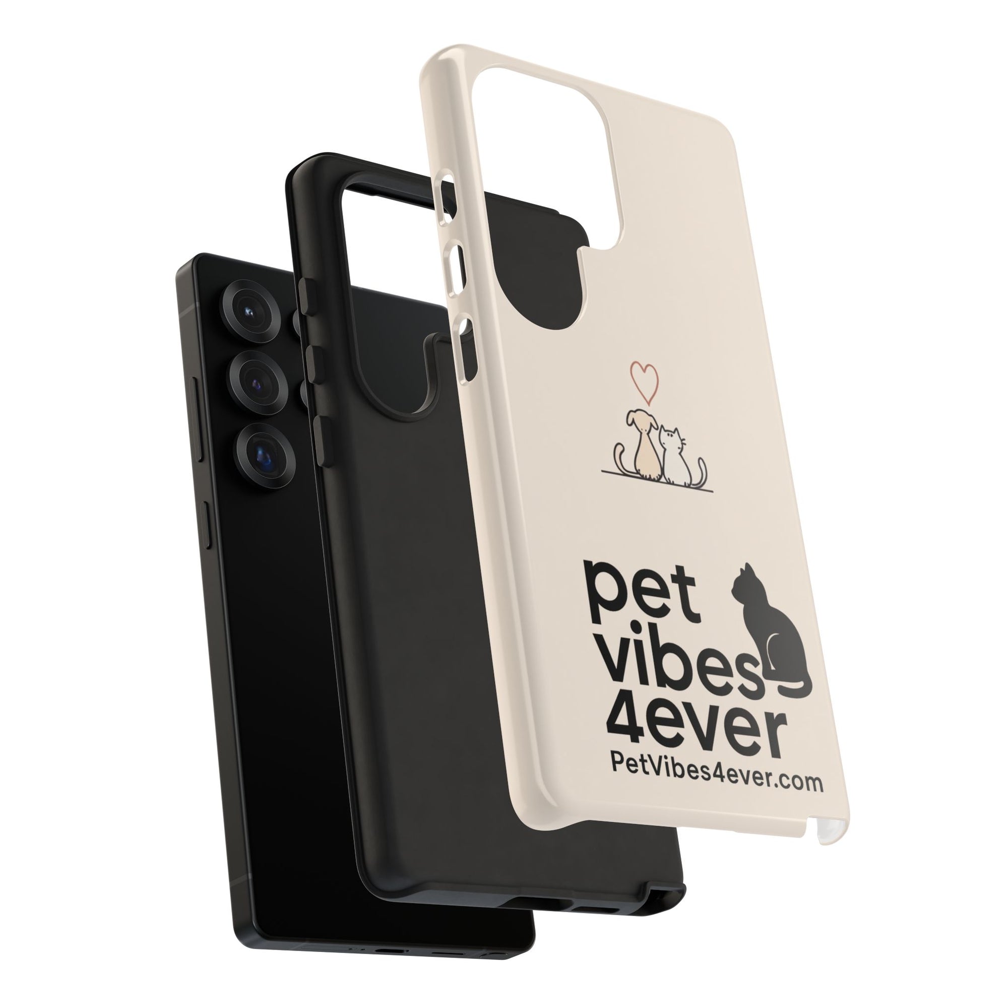 Cute Cat Phone Case - Pet Lovers Gift, Tough Cases, Customizable, Animal Lover, Cat Mom/Dad, Funny Cat Merchandise