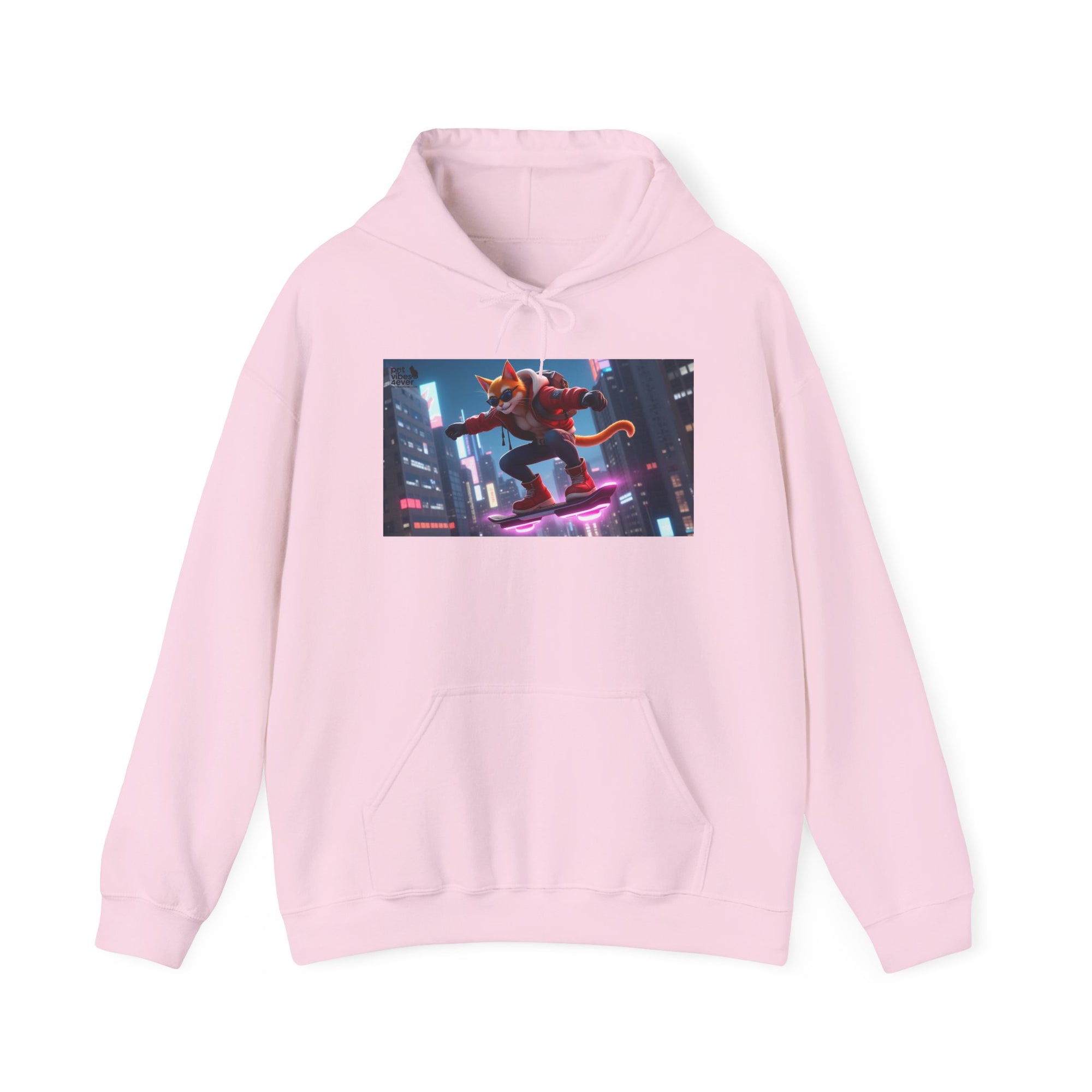 Urban Jungle Unisex Hoodie - Retro Neon Design, Streetwear Sweatshirt, Perfect for Teens, Gift for Video Game Lovers, Cozy Layering