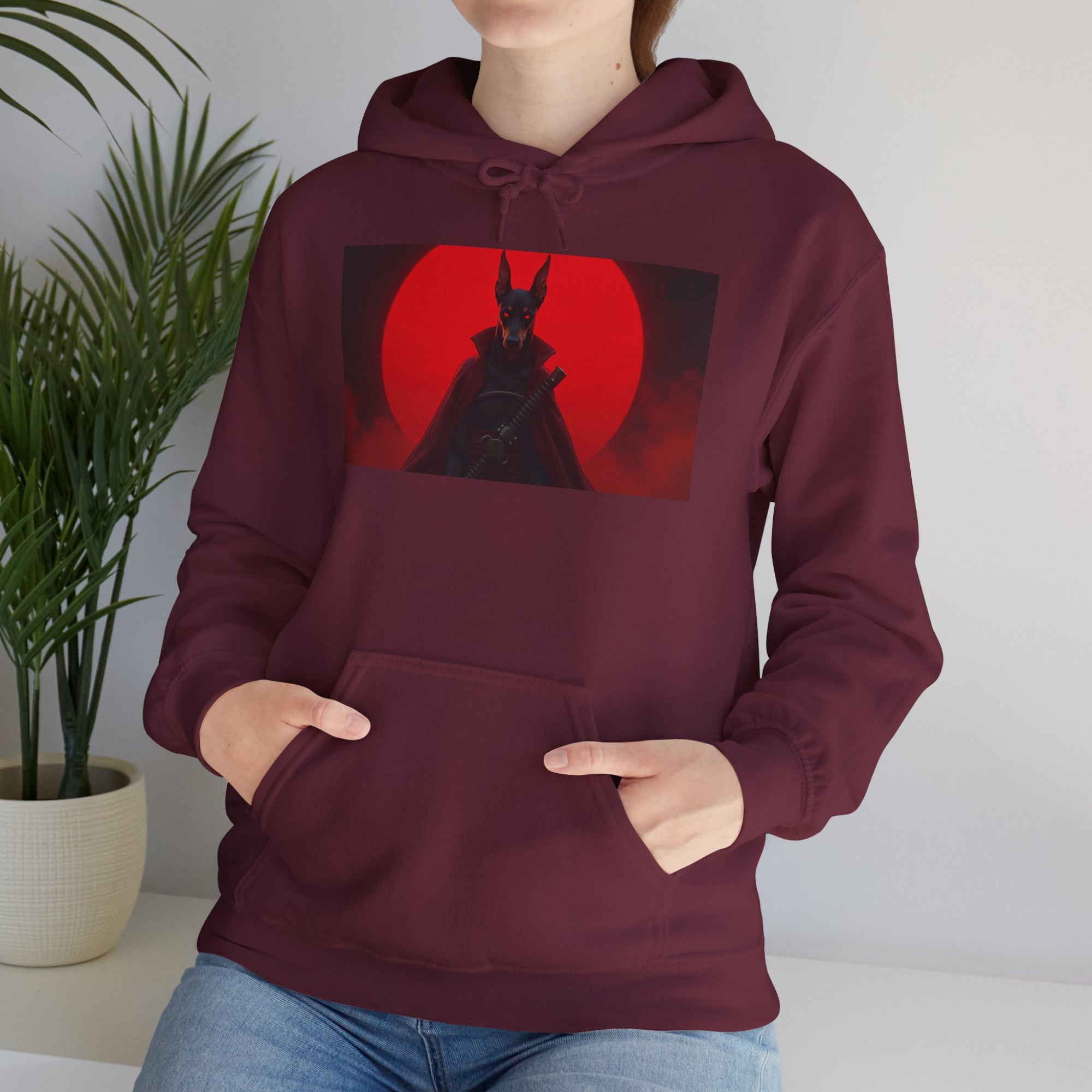 Red Sun Graphic Hoodie for Fans, Perfect for Cozy Days, Gifting, Festivals, and Casual Outings.