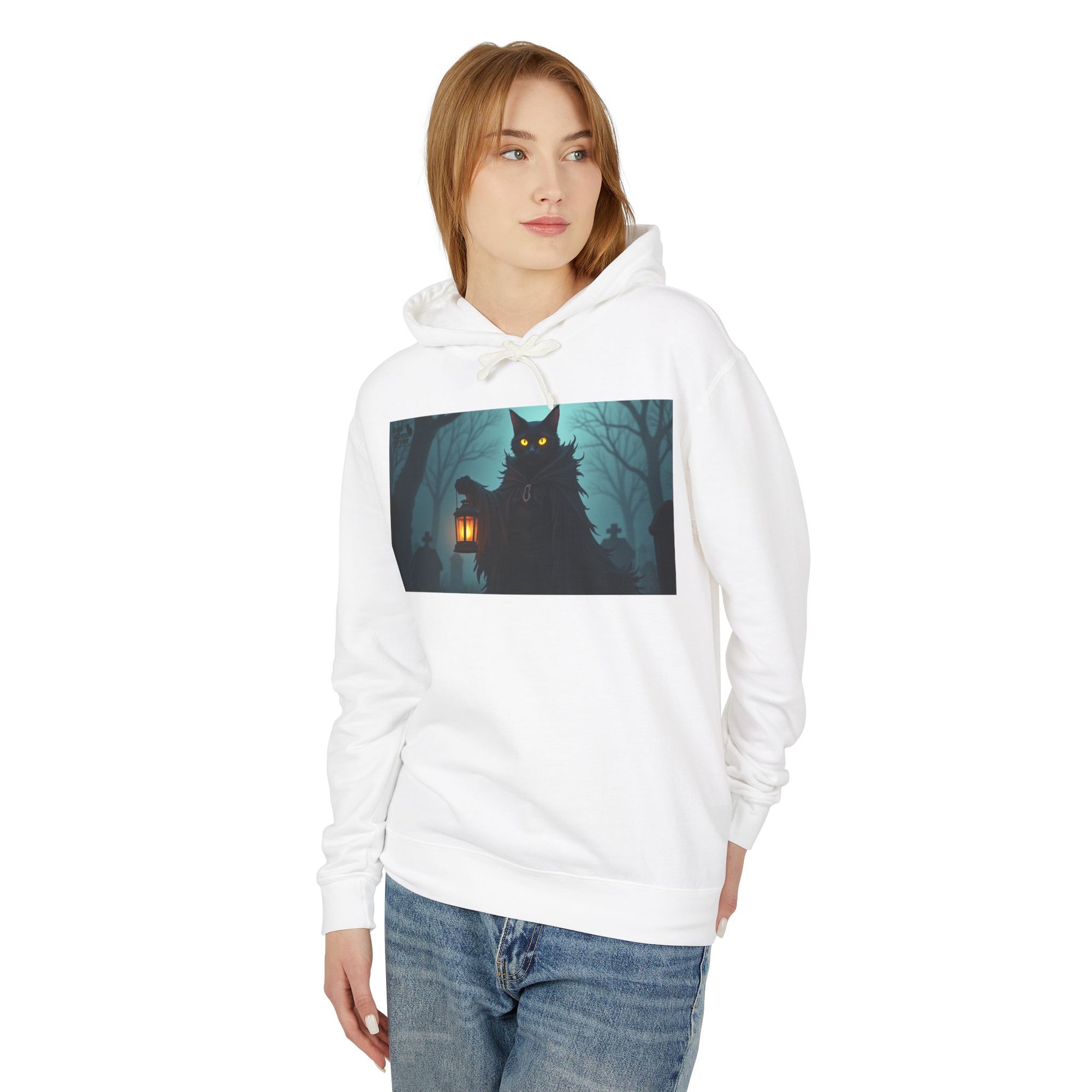 Mysterious Forest Hoodie, Cozy Lightweight Hooded Sweatshirt for Fall, Perfect for Halloween, Unisex Gift, Casual Wear, Autumn Style