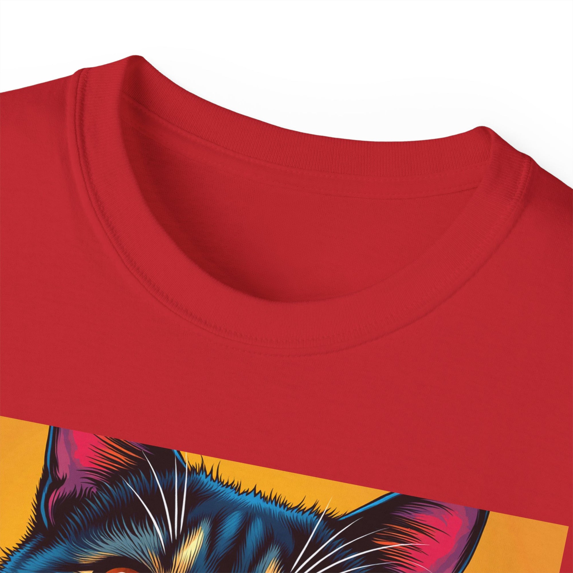 Whimsical Cat Art Tee, Funny Cat Lover Shirt, Gift for Cat Owners, Unique Pet Theme Apparel, Cozy Everyday Wear, Birthday Gift
