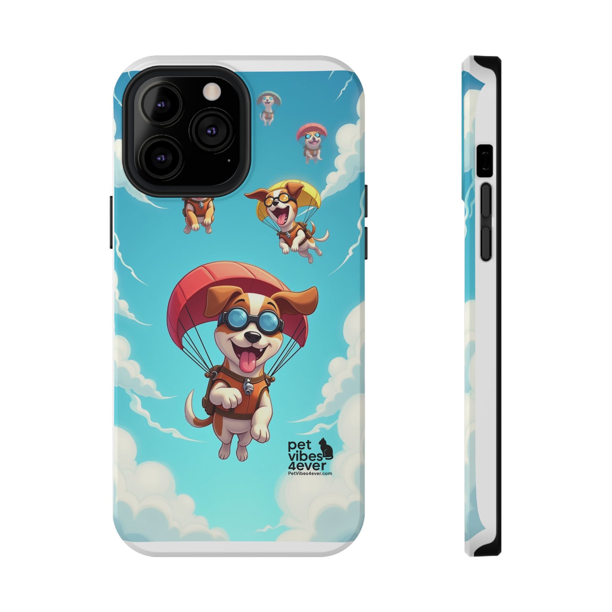 Playful Pet Vibes iPhone Case | Impact-Resistant Dog Design, Gifts for Dog Lovers, Cute Phone Accessory, Fun Pet Merchandise, [...]