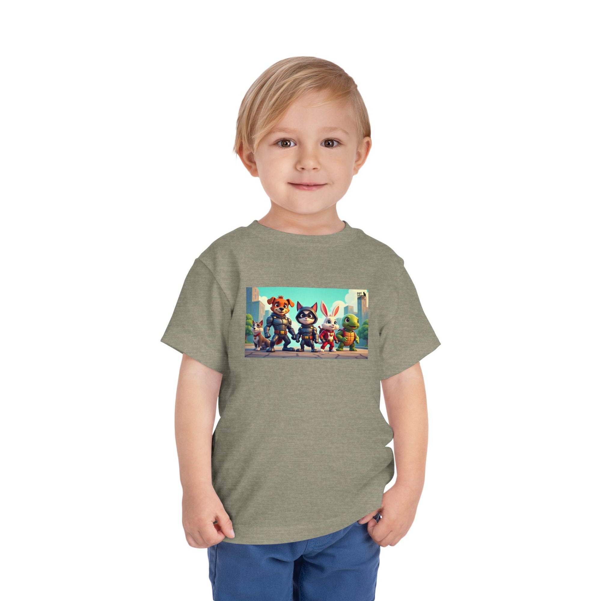 Adventurous Toddler Tee with Fun Characters | Perfect for Playdates, Birthdays, and Everyday Fun, Kids' T-Shirt, Cartoon Tee, Playful [...]