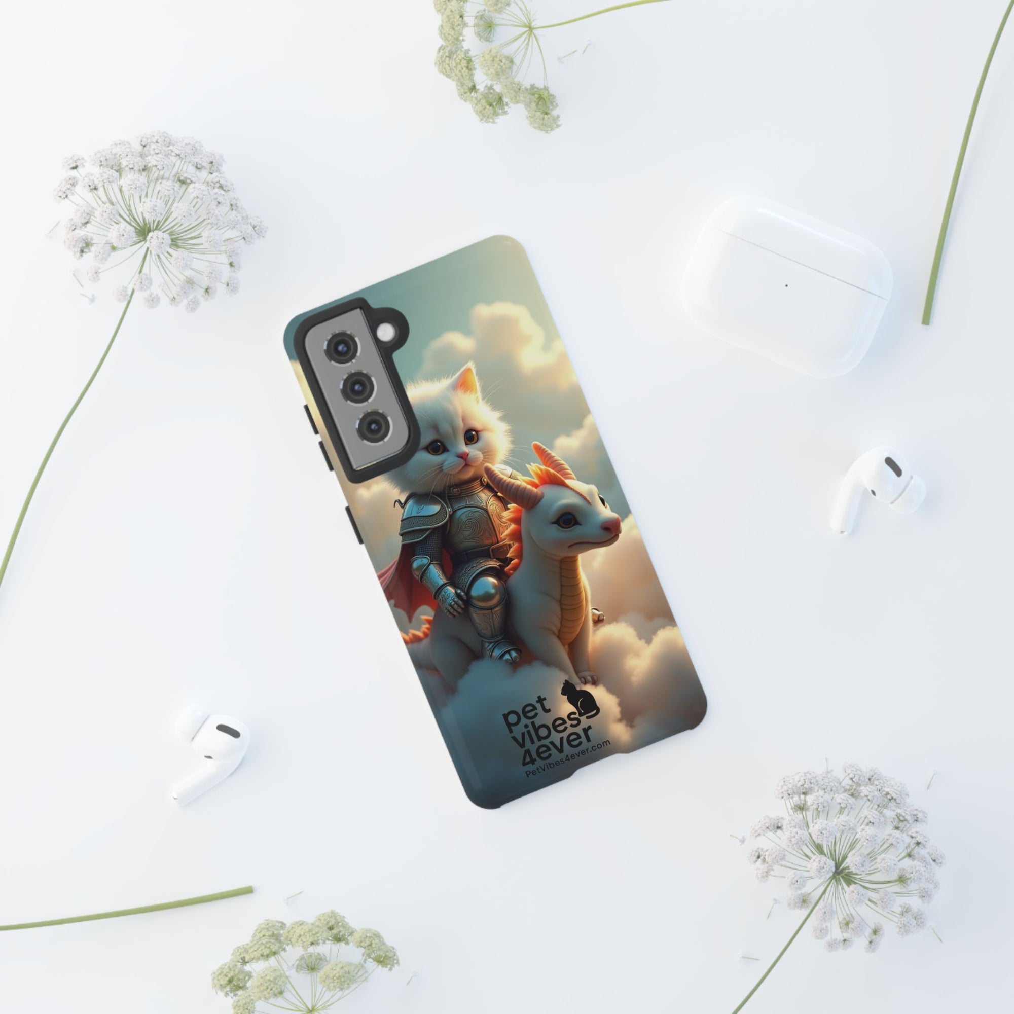 Funny Cat Phone Case, Cute Pet Lovers Gift, Cool Animal Accessory, Unique Phone Sleeve, Fantasy Vibe Phone Cover