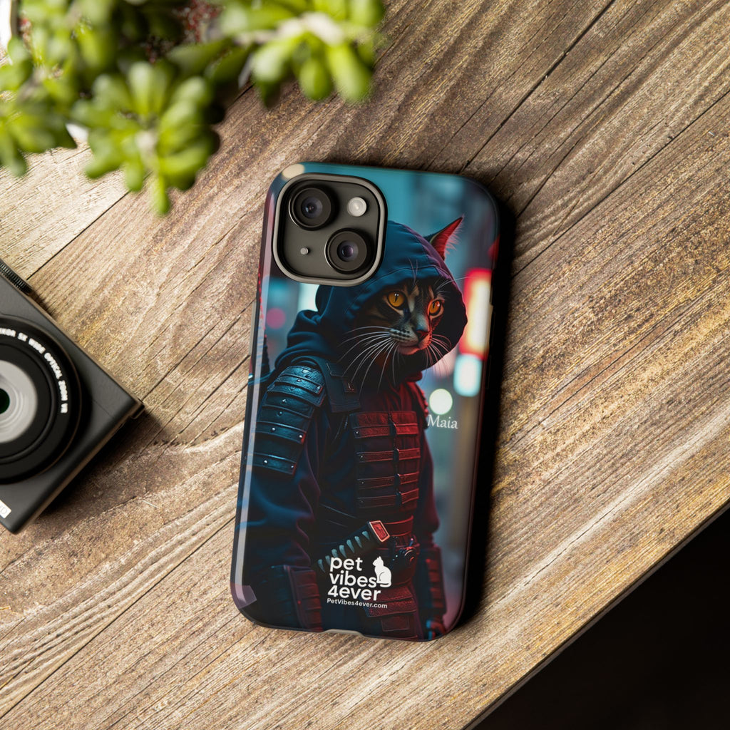 Tough Cases: Cool Cat Phone Case with 'Pet Vibes 4ever', Perfect for Cat Lovers, Unique Gift for Pet Enthusiasts, Fun Phone Accessory, [...]