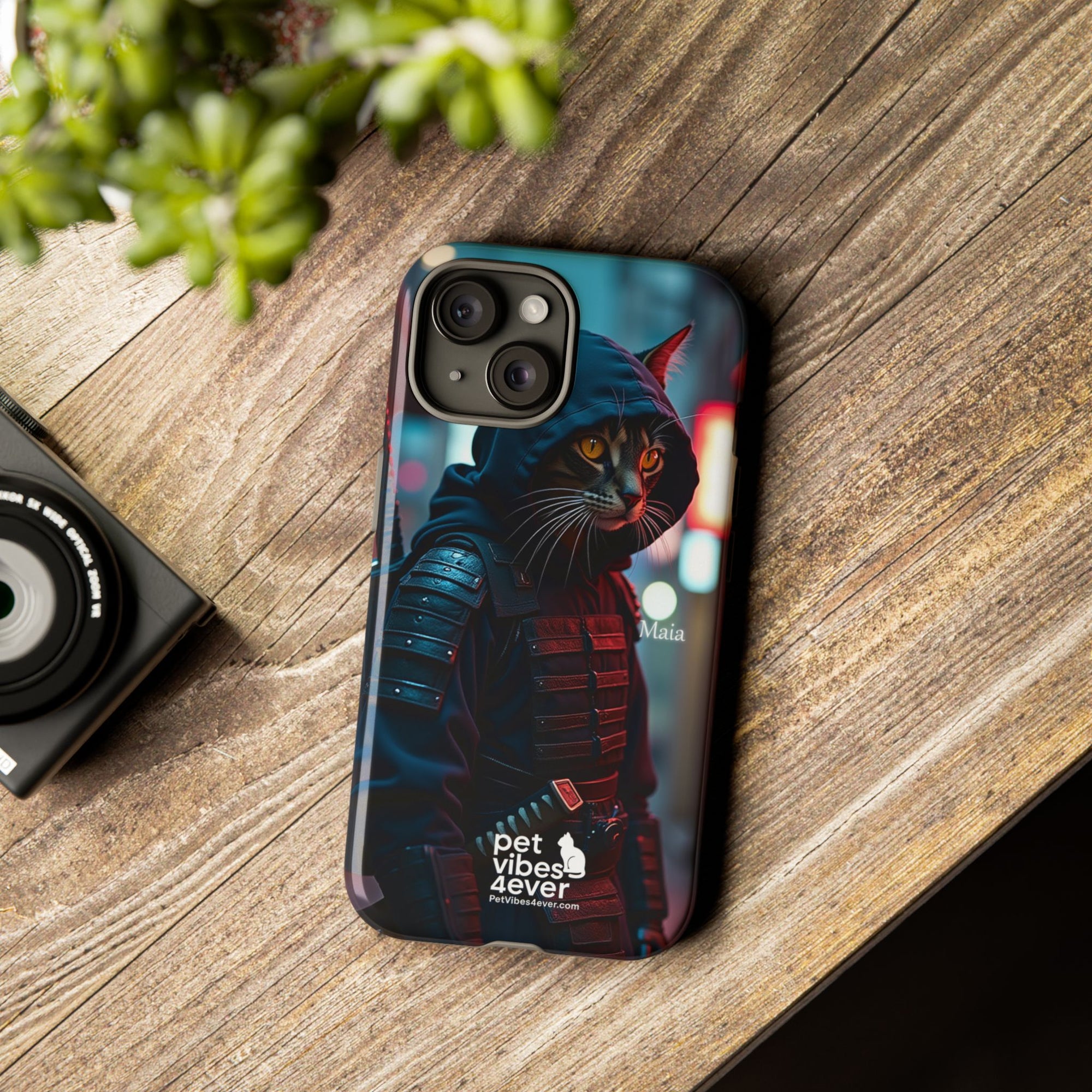 Tough Cases: Cool Cat Phone Case with 'Pet Vibes 4ever', Perfect for Cat Lovers, Unique Gift for Pet Enthusiasts, Fun Phone Accessory, [...]