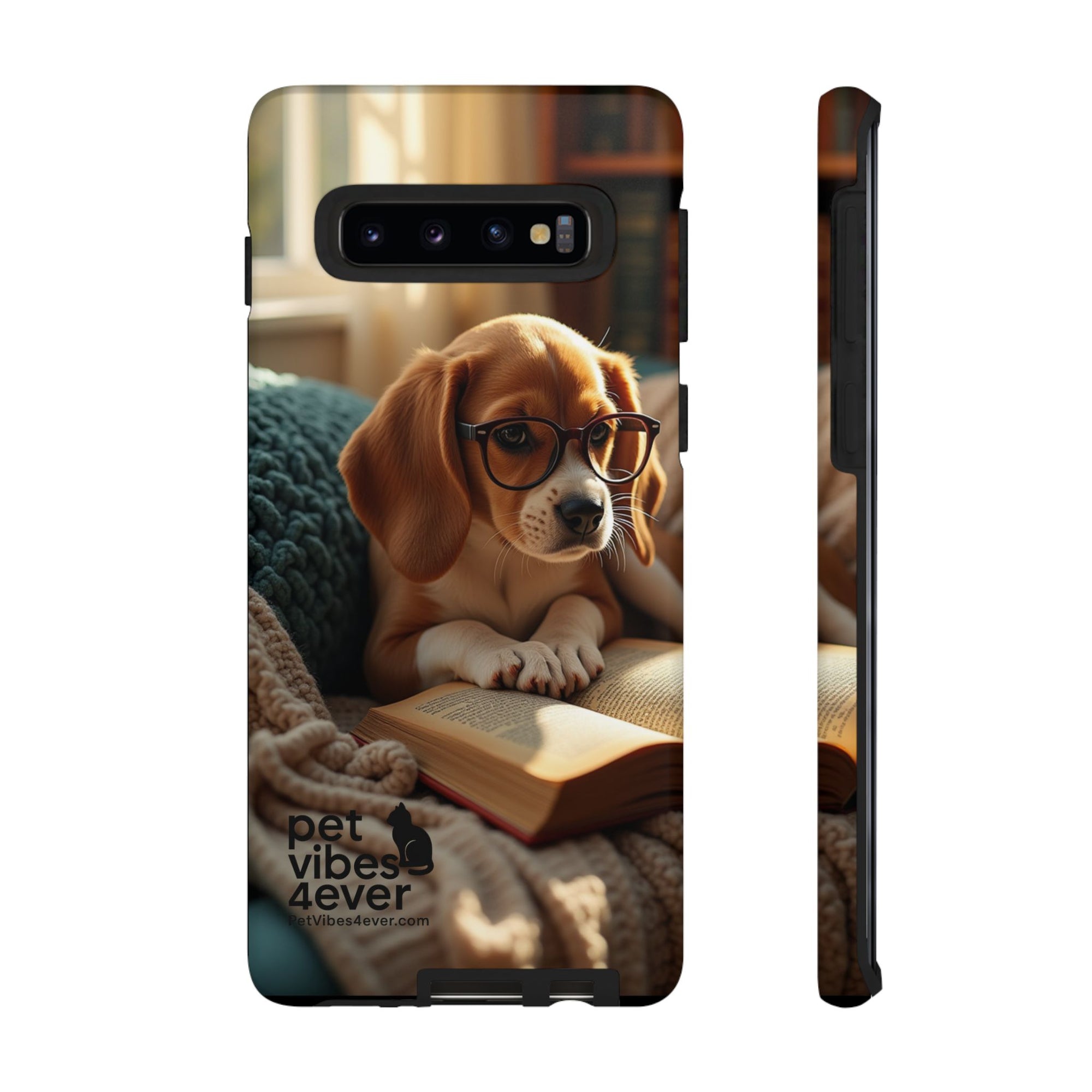 Dog-Themed Phone Case with "Pet Vibes Forever" Design, Cute Dog Accessories, Pet Lover Gift, Phone Cover, Animal Lover Decor
