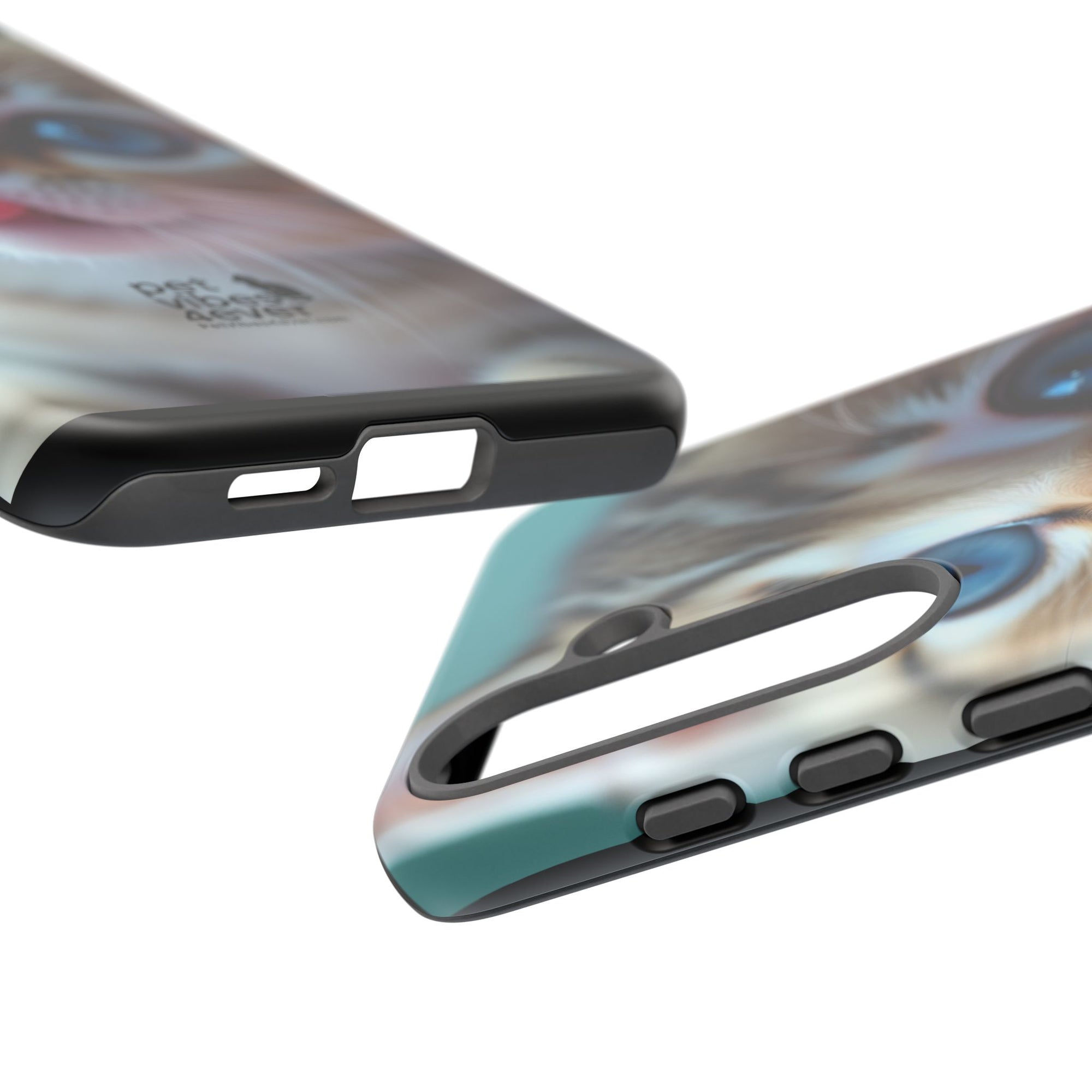 Cute Cat Phone Case, Pet Lover Gift, Durable Phone Cover, Animal Print Case, Cute Kitten Accessory