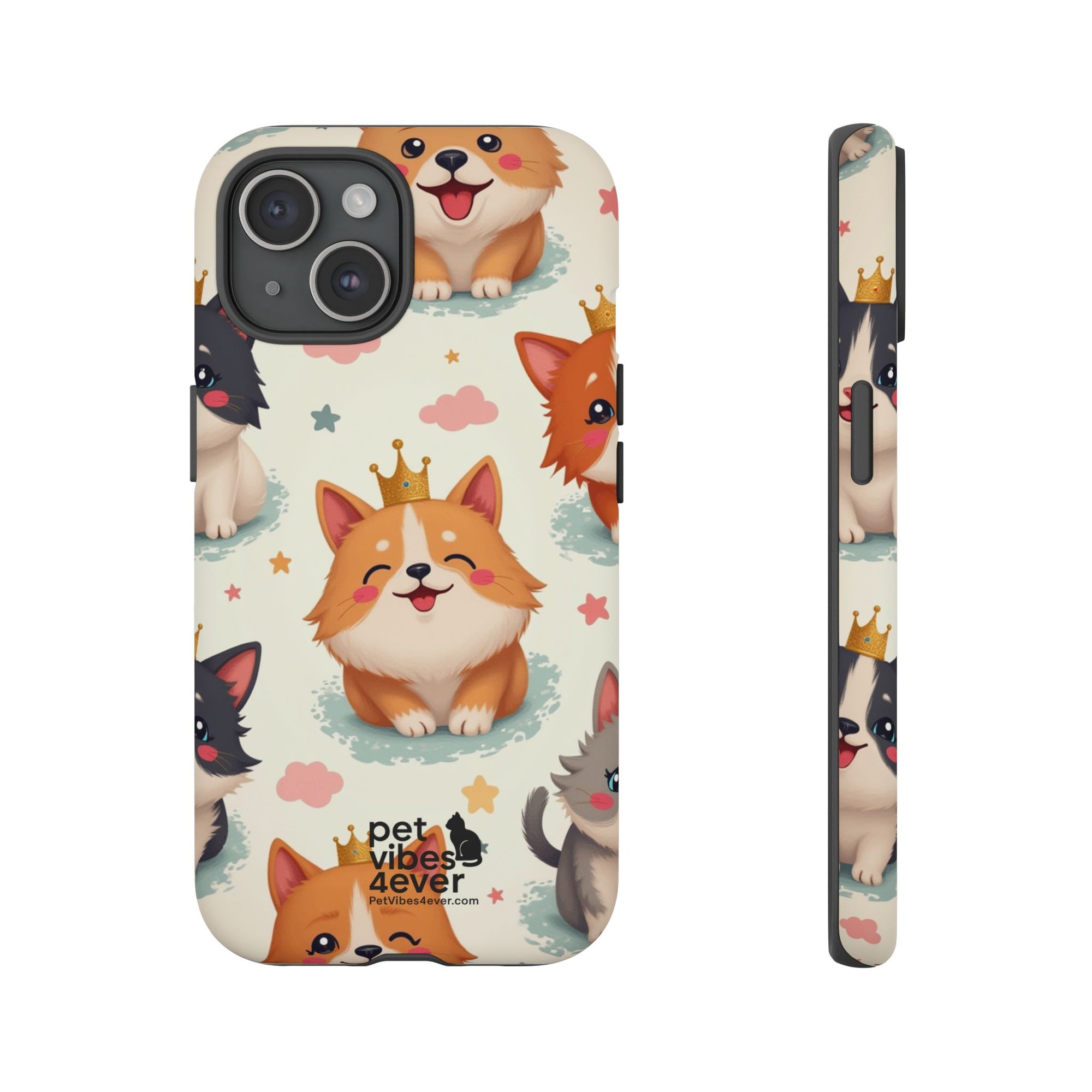 Cute Pet Phone Case, Dog Lover Accessory, Cat Phone Cover, Gift for Animal Lovers, Birthday Present, Pet Vibes Forever