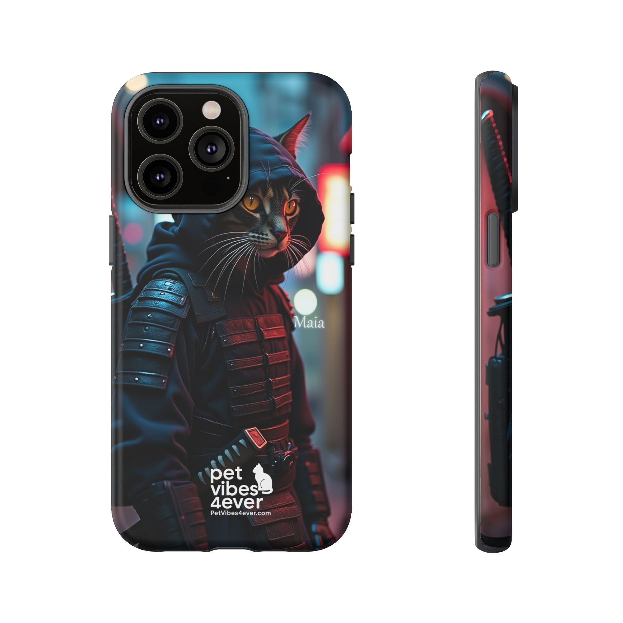 Tough Cases: Cool Cat Phone Case with 'Pet Vibes 4ever', Perfect for Cat Lovers, Unique Gift for Pet Enthusiasts, Fun Phone Accessory, [...]
