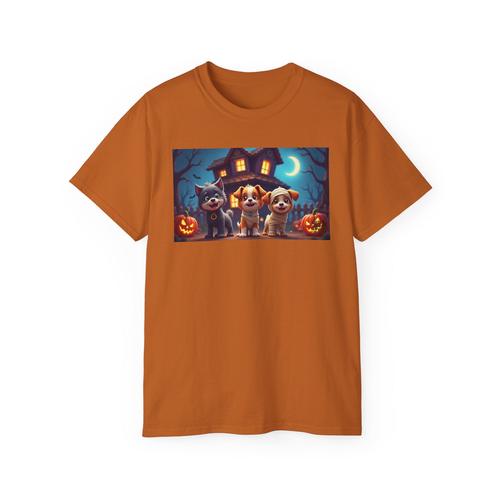 Halloween Pet Tee, Unisex Ultra Cotton T-Shirt, Cute Dog T-Shirt, Pet Lovers Gift, Halloween Costume Top