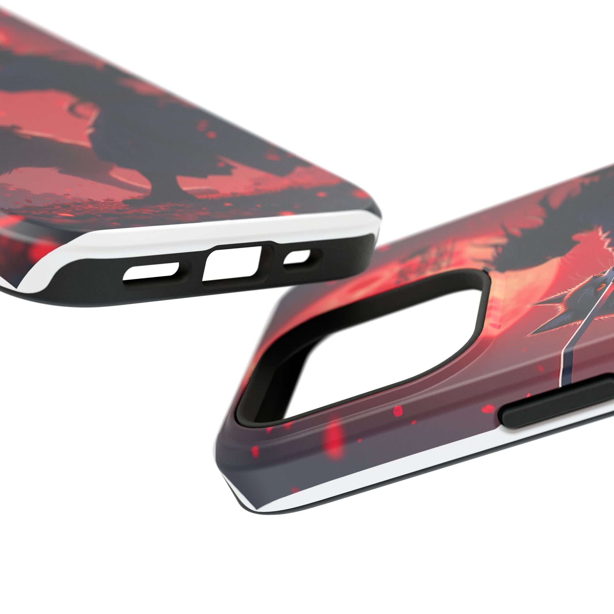 Samurai Cat Phone Case – Impact-Resistant, Pet Lovers, Cool Tech Accessories, Anime Aesthetic, Unique Gifts