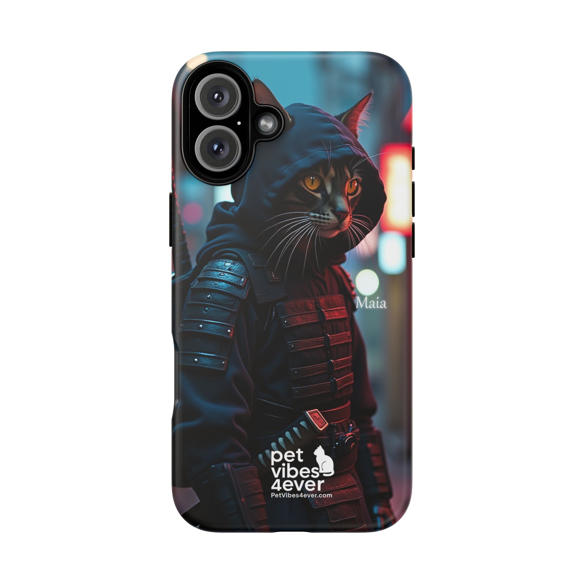 Tough Cases: Cool Cat Phone Case with 'Pet Vibes 4ever', Perfect for Cat Lovers, Unique Gift for Pet Enthusiasts, Fun Phone Accessory, [...]